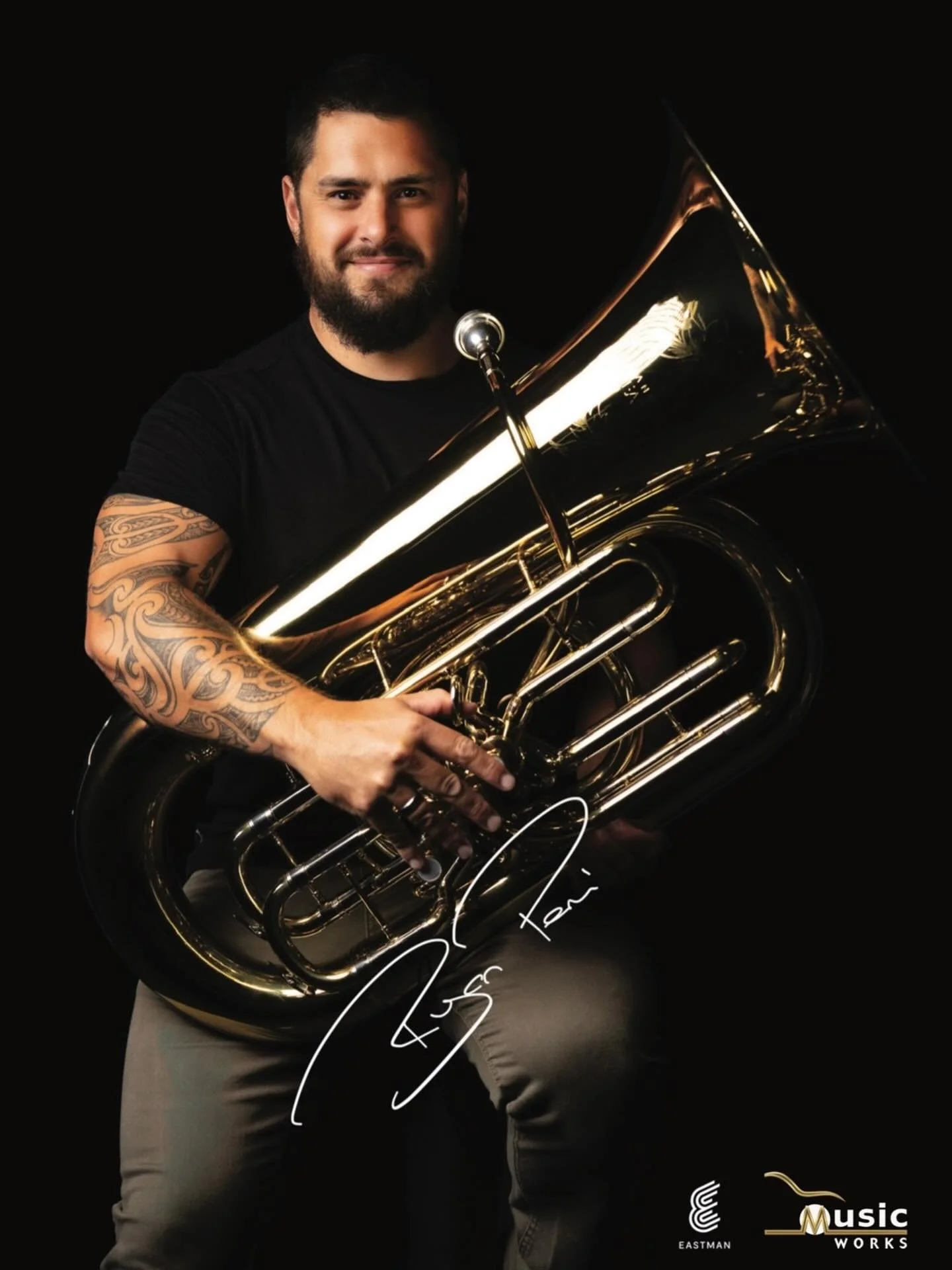 The Eastman EBE853 EEB Pro Tuba. Fantastic velvety sound, great to play and well&hellip;.. it just looks awesome!