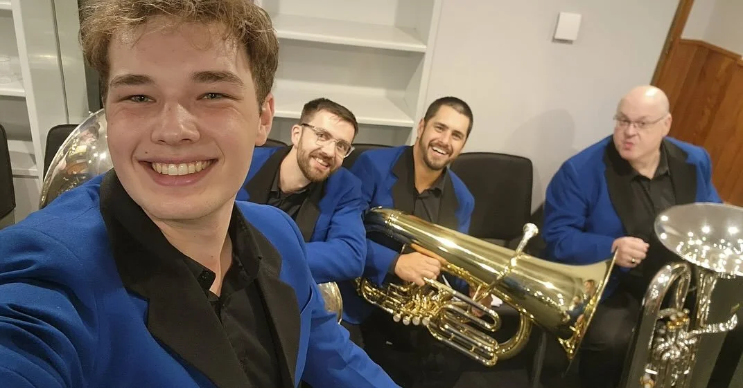Final day in Wellington for the National Brass Band competition. Been a pleasure playing with @northshorebrass !  Tonight we have our final piece in the own choice section. 💪