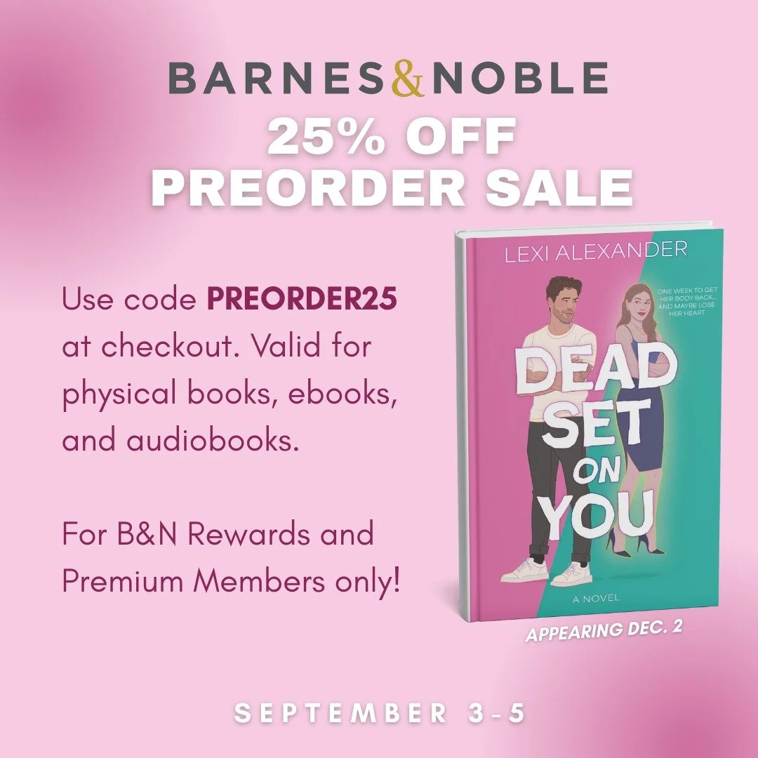 👻 Don&rsquo;t ghost this deal - Dead Set on You is 25% off when you preorder at Barnes &amp; Noble! 

Now's a great time to add a little haunting to your TBR &mdash; banter included.

#bnpreorder #romancebook #paranormalromance #paranormalromcom #bo