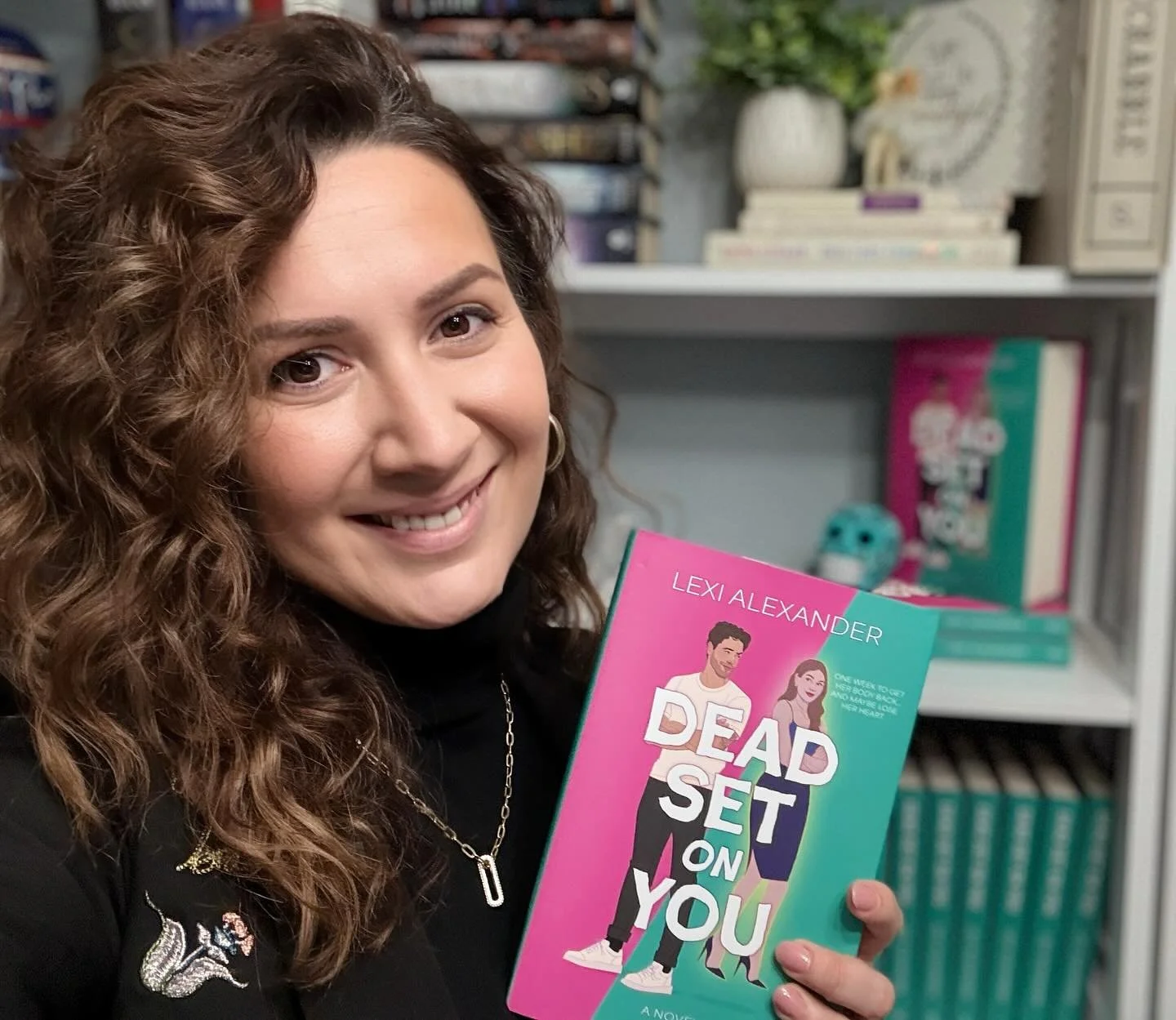 One book (and multiple rewrites). One dream (and so many sleepless nights). One debut morning selfie (and a heart that&rsquo;s full).

✨ Dead Set on You ✨ is officially out in the world today. 👻

This story started with two voices in my head and a g