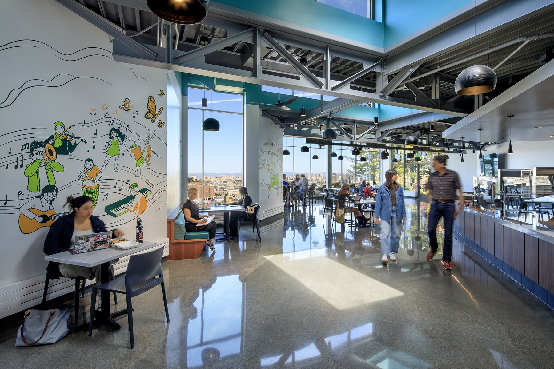 USF Dining Hall and Koret Lounge by Field Paoli