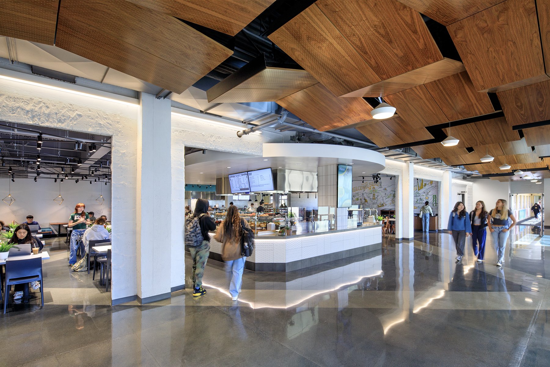USF Dining Hall and Koret Lounge by Field Paoli