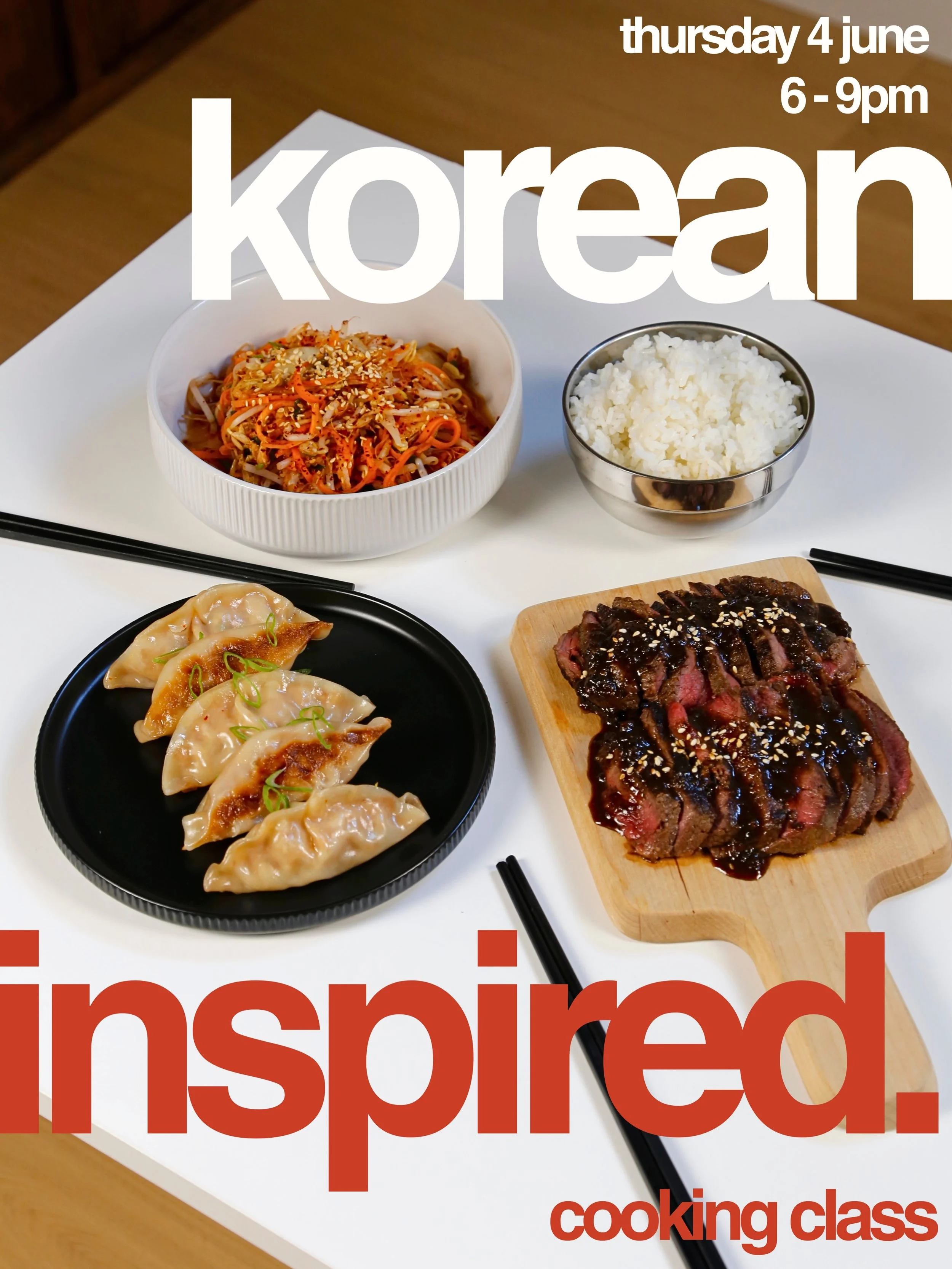 don&rsquo;t miss out on our korean inspired cooking class&hellip;

think deep savoury heat of gochujang, to punchy kimchi and the sweet-salty richnesss of bulgogi 🤤

see our website for more details!