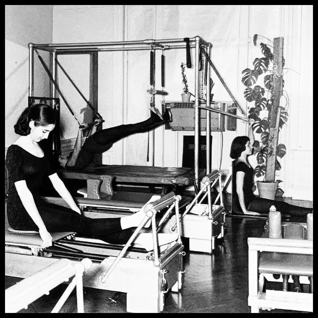 .
🖤THE STUDIO🖤.
 
Again, always love the old images of the Pilates Studio 🖤 The True Pilates Method is where you workout dependently, are responsible for your workout & are expertly guided by a true Pilates coach - Naomi Jones, 3rd Generation
