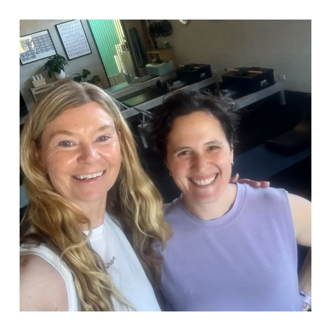 .
💙CONTROLOGY💙 
 
So wonderful to meet this beautiful Contrology Enthusiast- Hanna @hjsender 
All the way from Los Angeles on holidays. I feel so proud &amp; honoured to be highly recommended by @westwood_pilates to make the trek from Somers to Phi