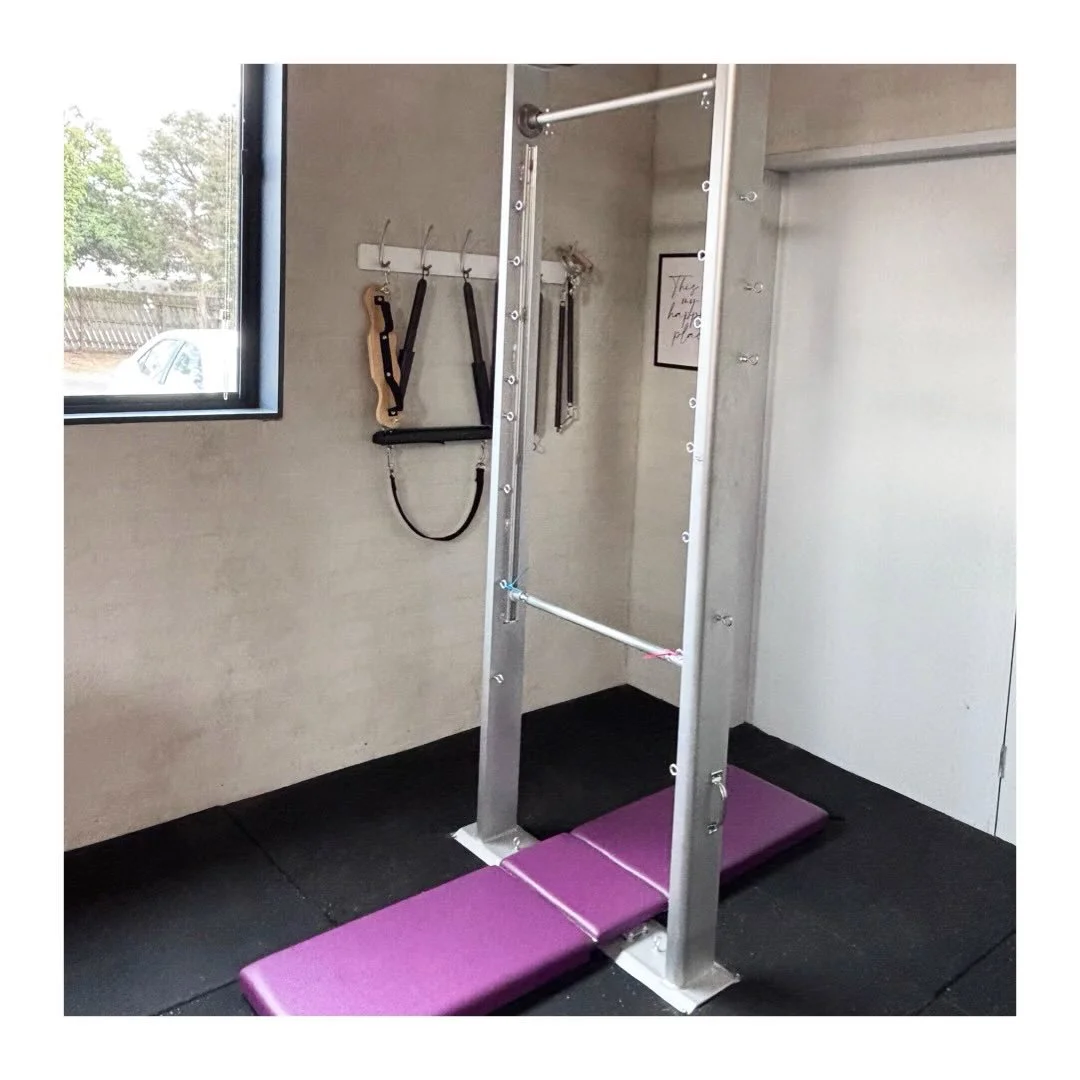 .
💜NEW EQUIPMENT ALERT💜 
 
Designed by Joseph Pilates, often called the "Gym in a Doorway". 
When we say we are a fully equipped pilates studio- we really mean it! Super excited about the new equipment @movement_space_pilates - The Guillo