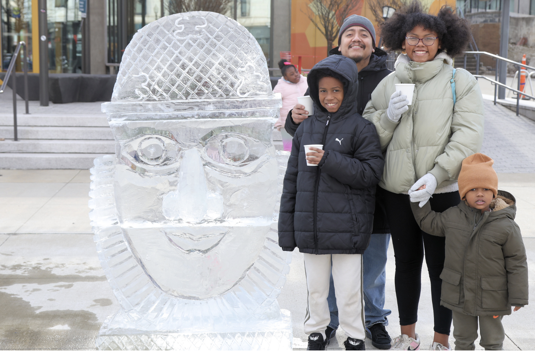 New Year's Eve Ice Sculpture Stroll + Holiday Trolley