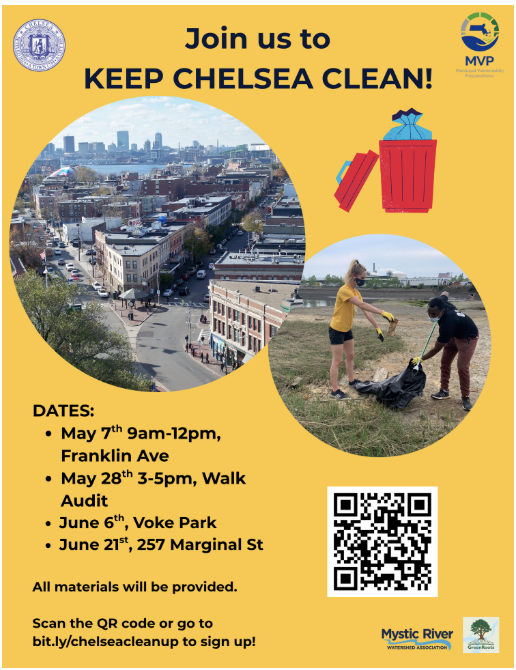 Chelsea Spring Trash Cleanup: Marginal St
