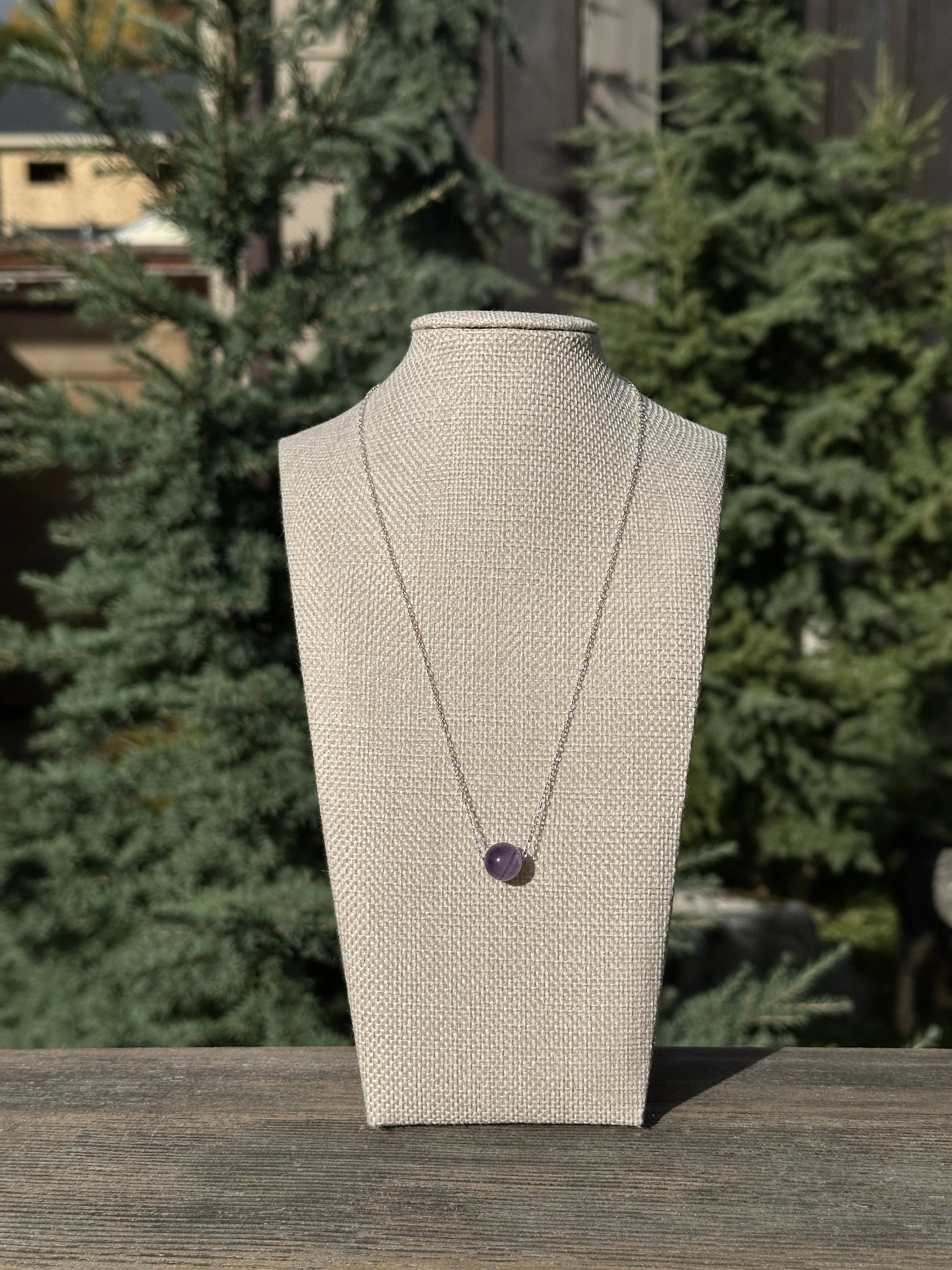 Elemental Solitaire Necklace