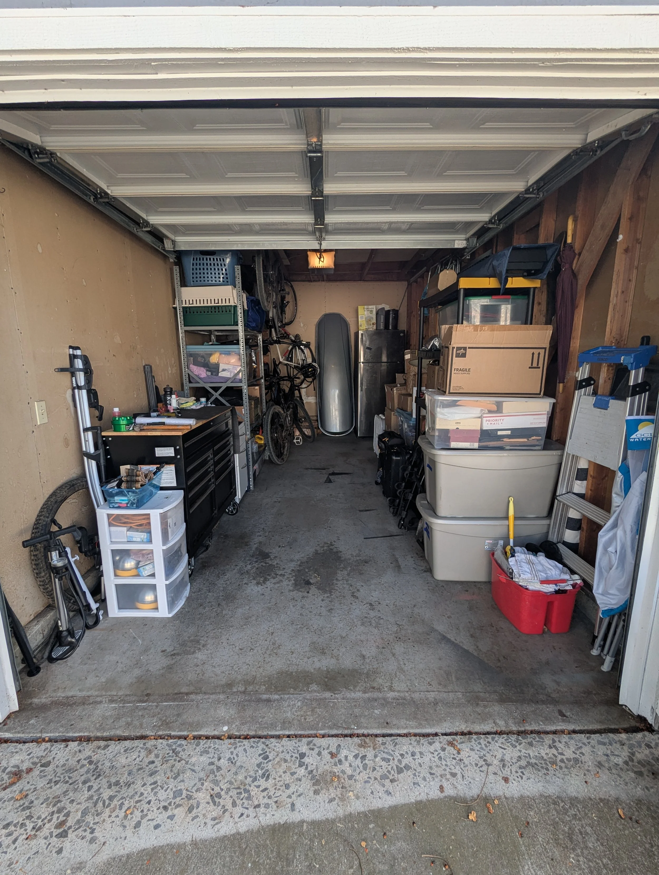 Carlsbad, CA garage organizing before and after clutter free garage storage