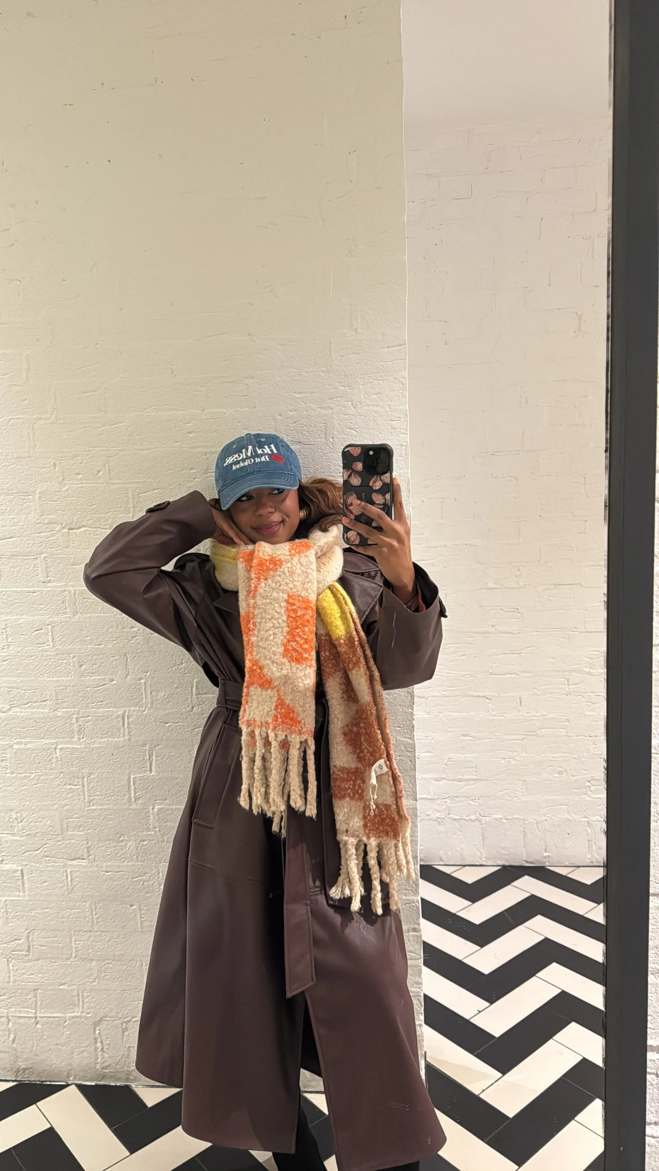 "Hot Mess, But Global" Denim Dad Hat – For the Stylish Traveler