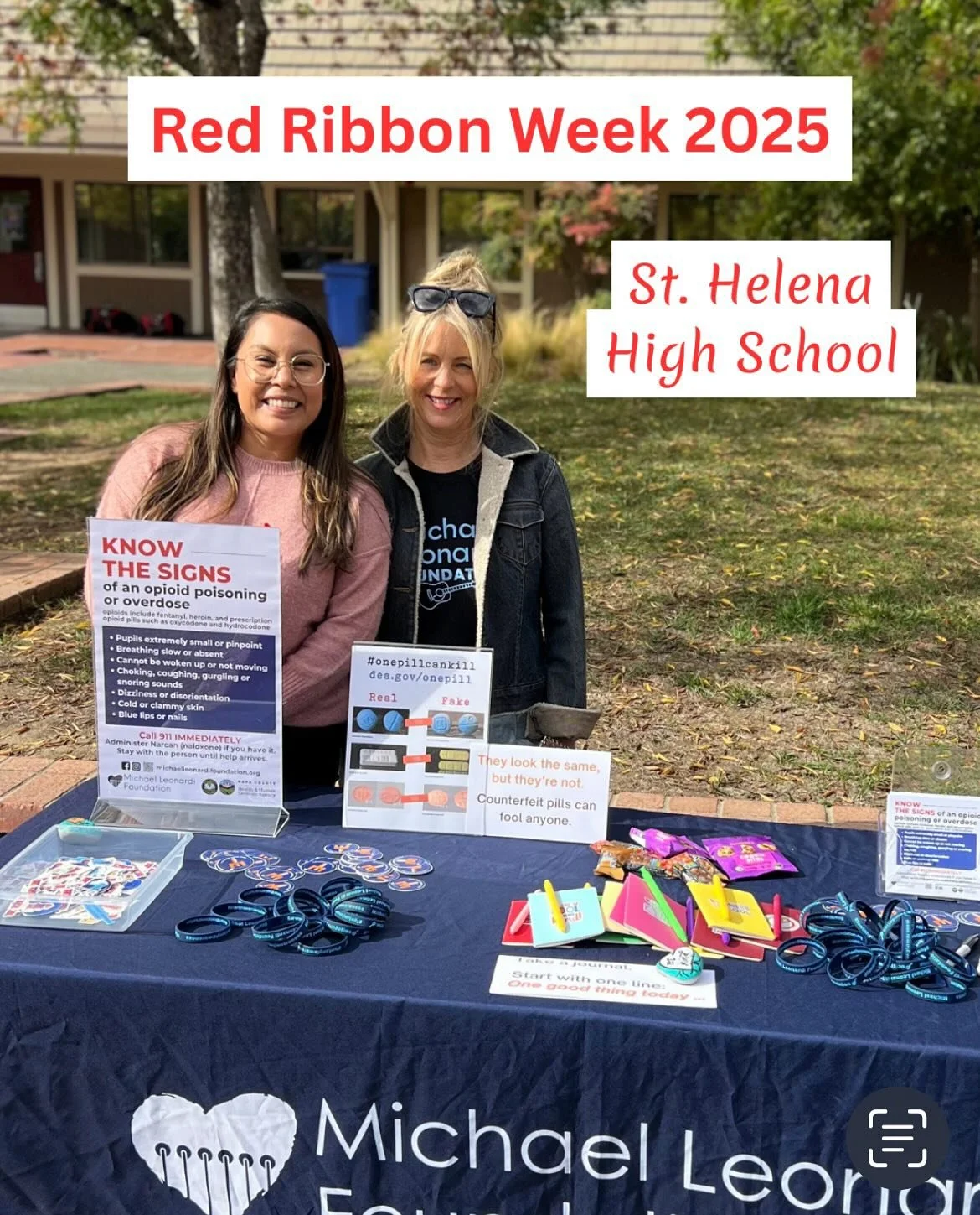 St. Helena High School showed up today!  We talked illicit fentanyl safety, students took our quiz to enter a $25 Visa card drawing, and they filled our Together for Awareness board with powerful messages.
Huge thanks to Mariana and @upvalleyfamilyc