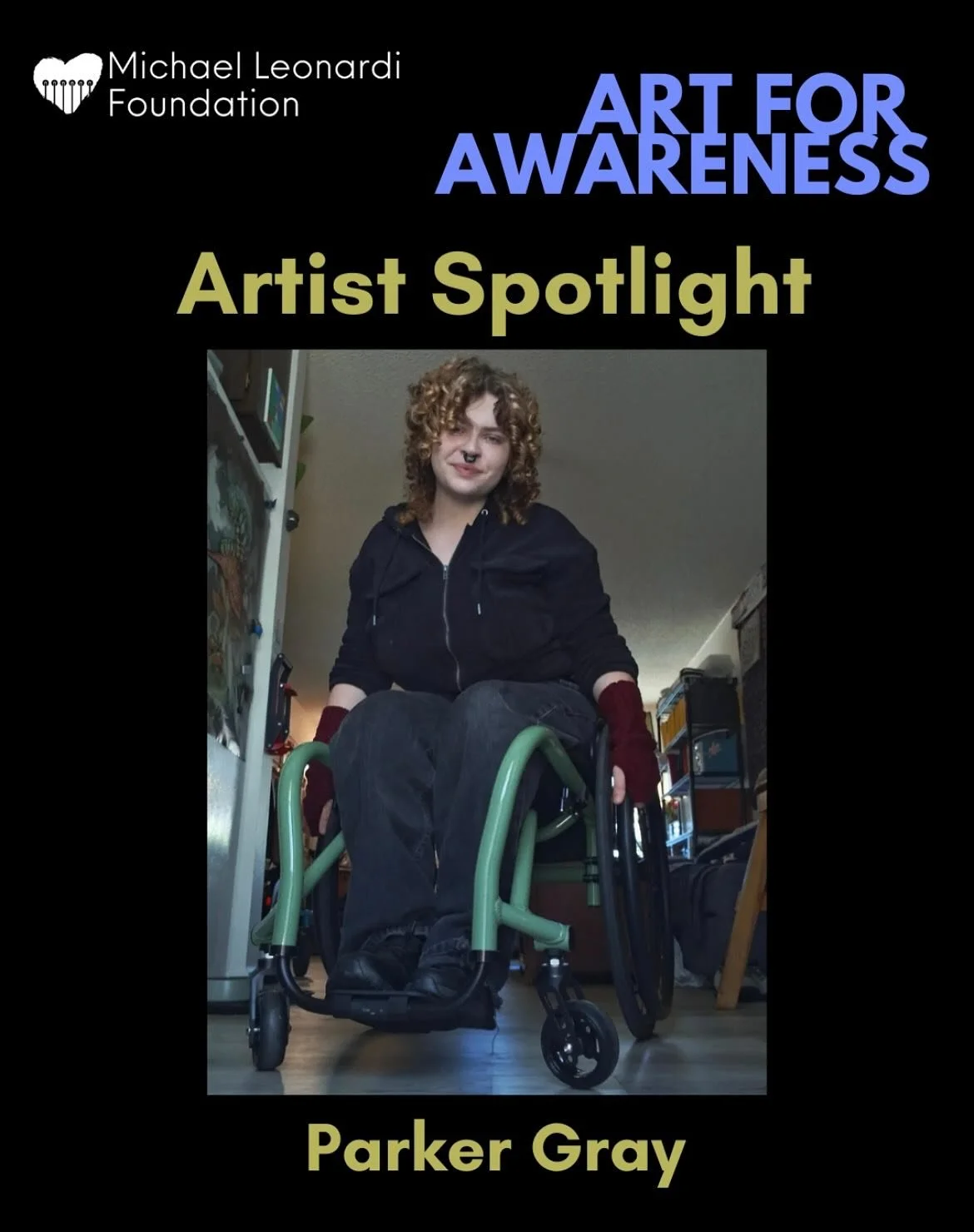 🎨 Artist Spotlight: Parker Gray

We&rsquo;re closing out our Artist Spotlight series with Parker Gray, one of the talented artists featured in tomorrow&rsquo;s Art for Awareness exhibit. 💜

Each artist brings their own voice and perspective &mdash;