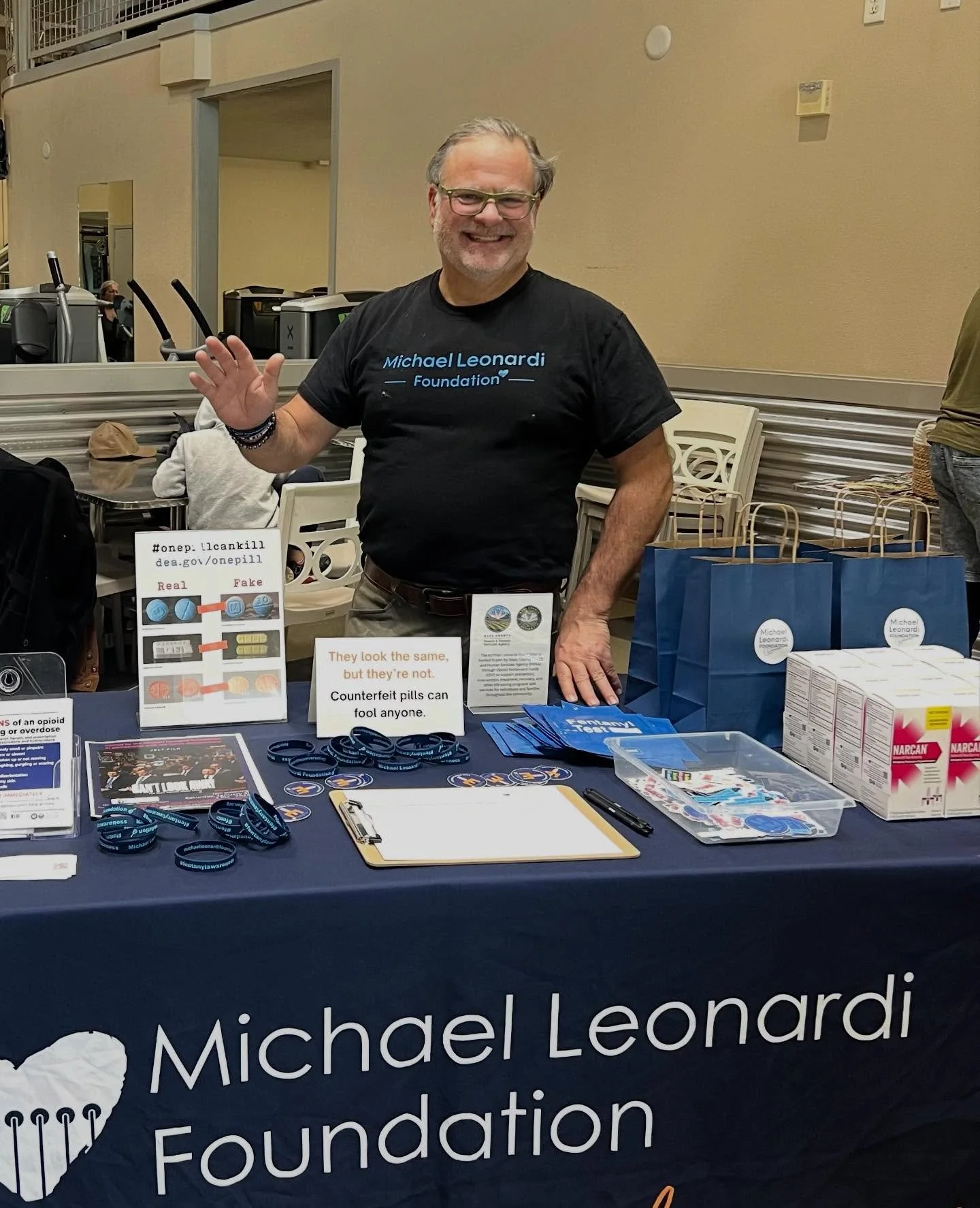 Grateful to @healthquestfitness for welcoming us today for another Awareness in Action Pop-Up. 

We had meaningful conversations with so many community members about fentanyl awareness, prevention, and the importance of conversations and looking out 