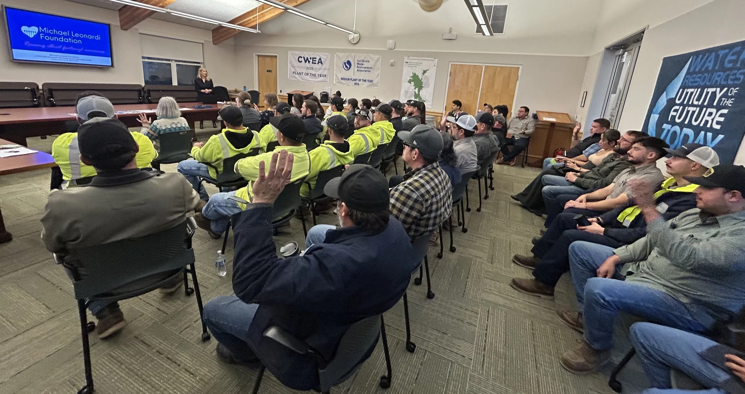 napa valley wine train presentation to staff
