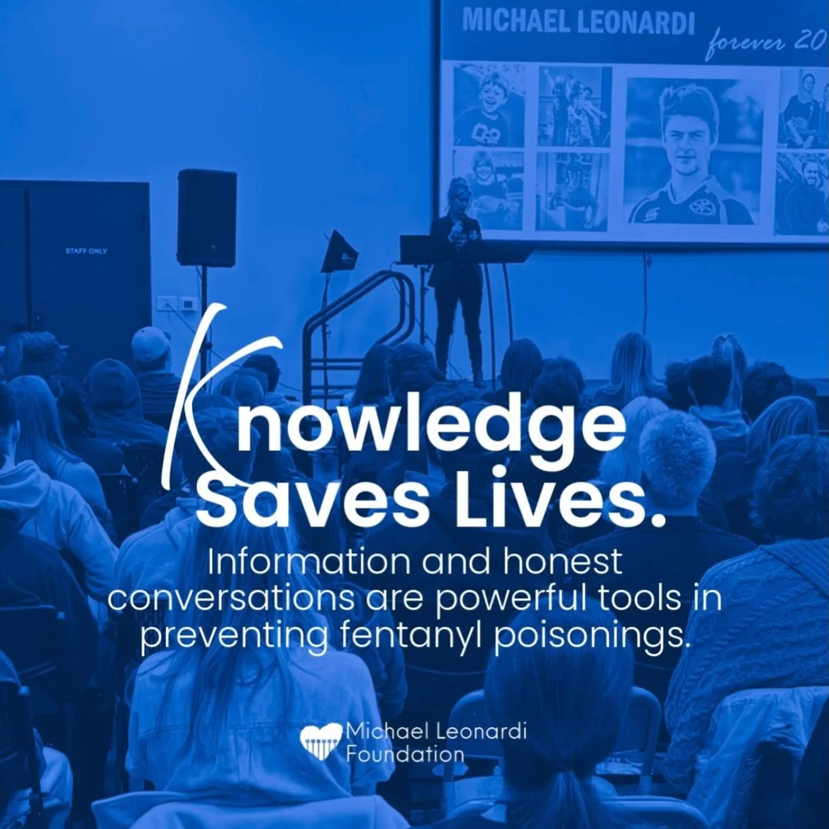 Knowledge saves lives.

When we learn where to access life-saving resources, share reliable information, and talk openly with young people and loved ones about the dangers of illicit fentanyl, we help create safer and more informed communities.

In M