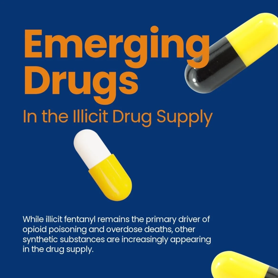 Illicit fentanyl continues to be the primary driver of poisonings and overdose deaths in the United States.

But the illicit drug supply is constantly evolving. Other synthetic substances, including xylazine and nitazenes, are increasingly appearing 