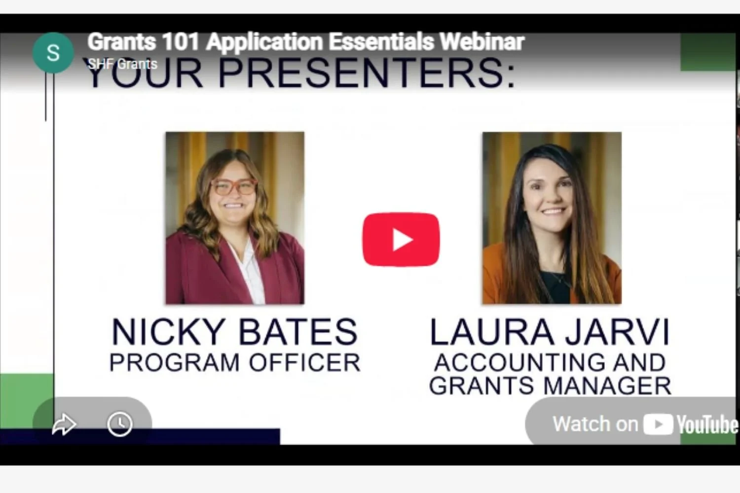 Watch: Grants Application Essentials Webinar 