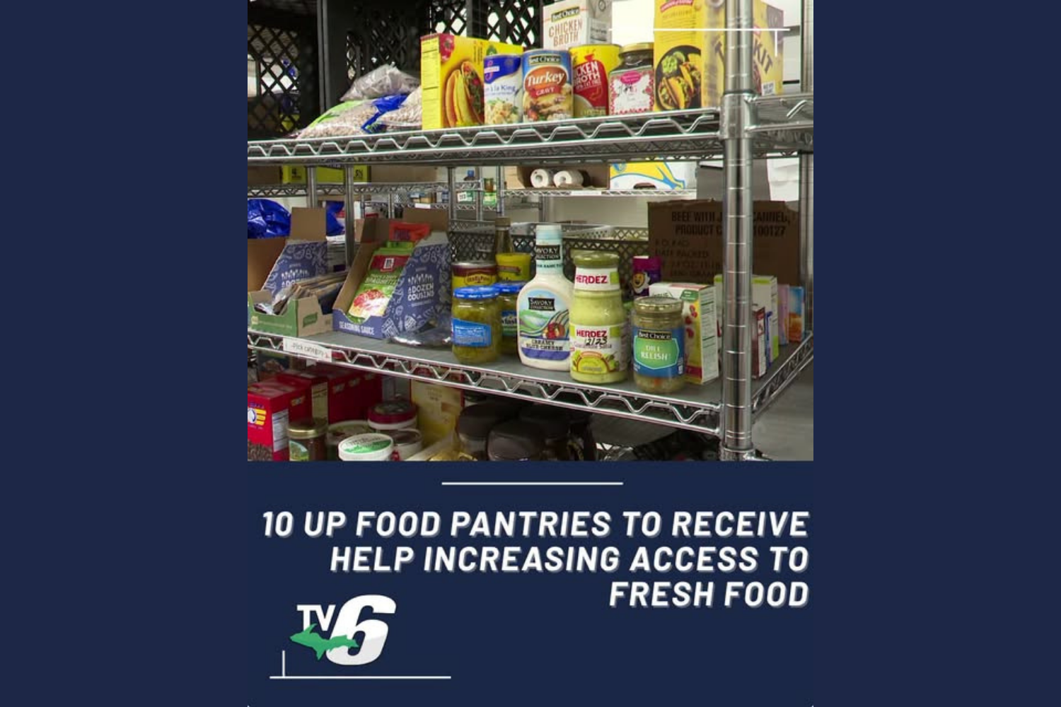 10 UP pantries to receive refrigeration units for fresh food
