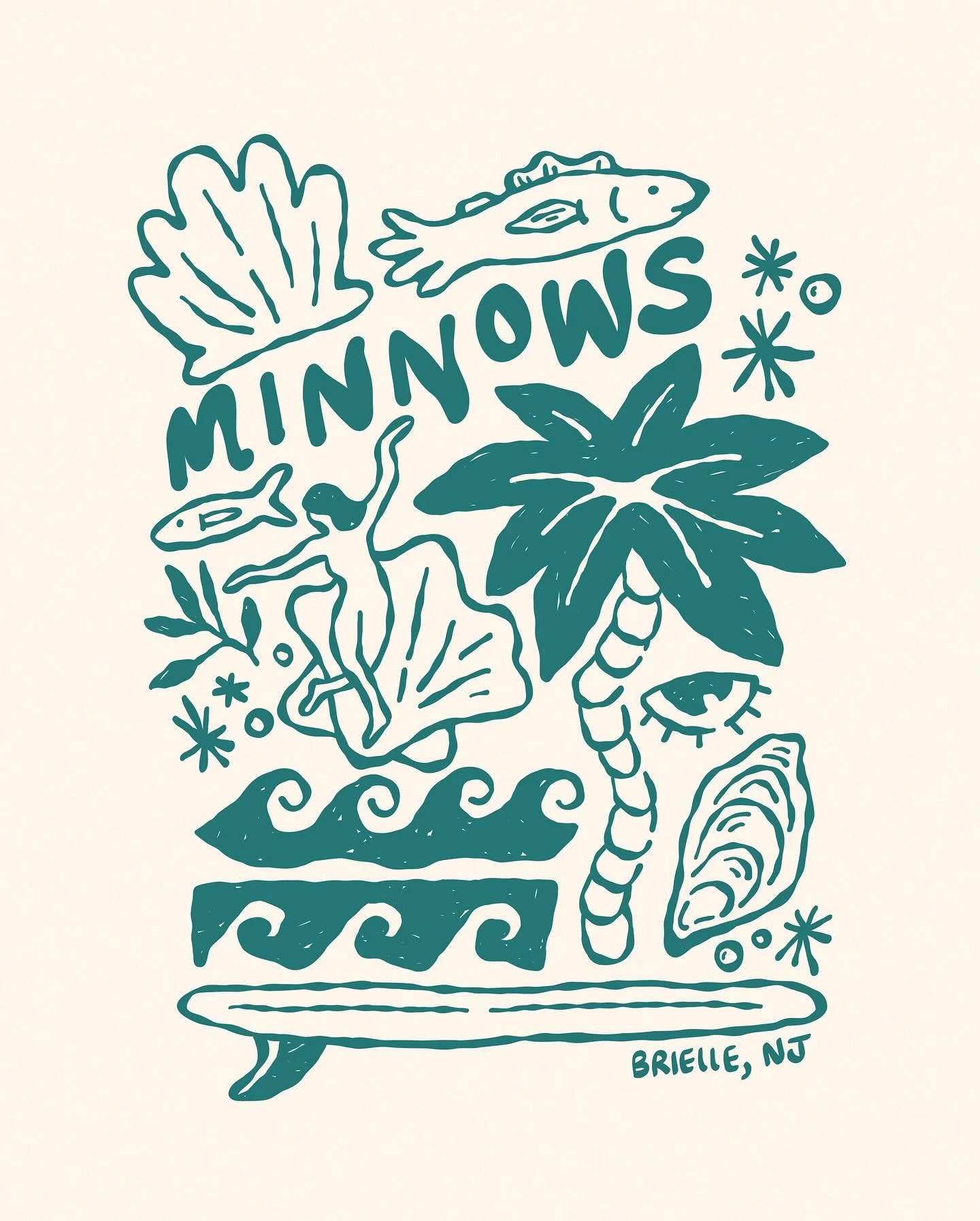 Snuck outside of my comfort zone and tried my hand at this funky abstract style for some funnnnn upcoming fall merch at @minnowscafe 🤍⭐️🎣
*
*
*
*
#artoftheday #artofinstagram #artistsoninstagram #artistsnetwork #artistnetwork #artistnetworkprogram 