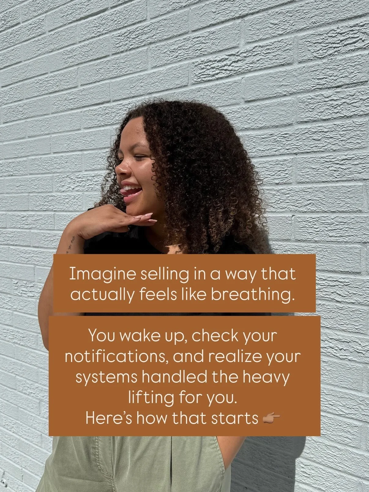 Selling doesn&rsquo;t have to feel like a constant push ✨

When your systems are designed to support you, sales start to feel natural again. Calm, consistent, and completely aligned with how you love to serve.

This is what happens when structure hol