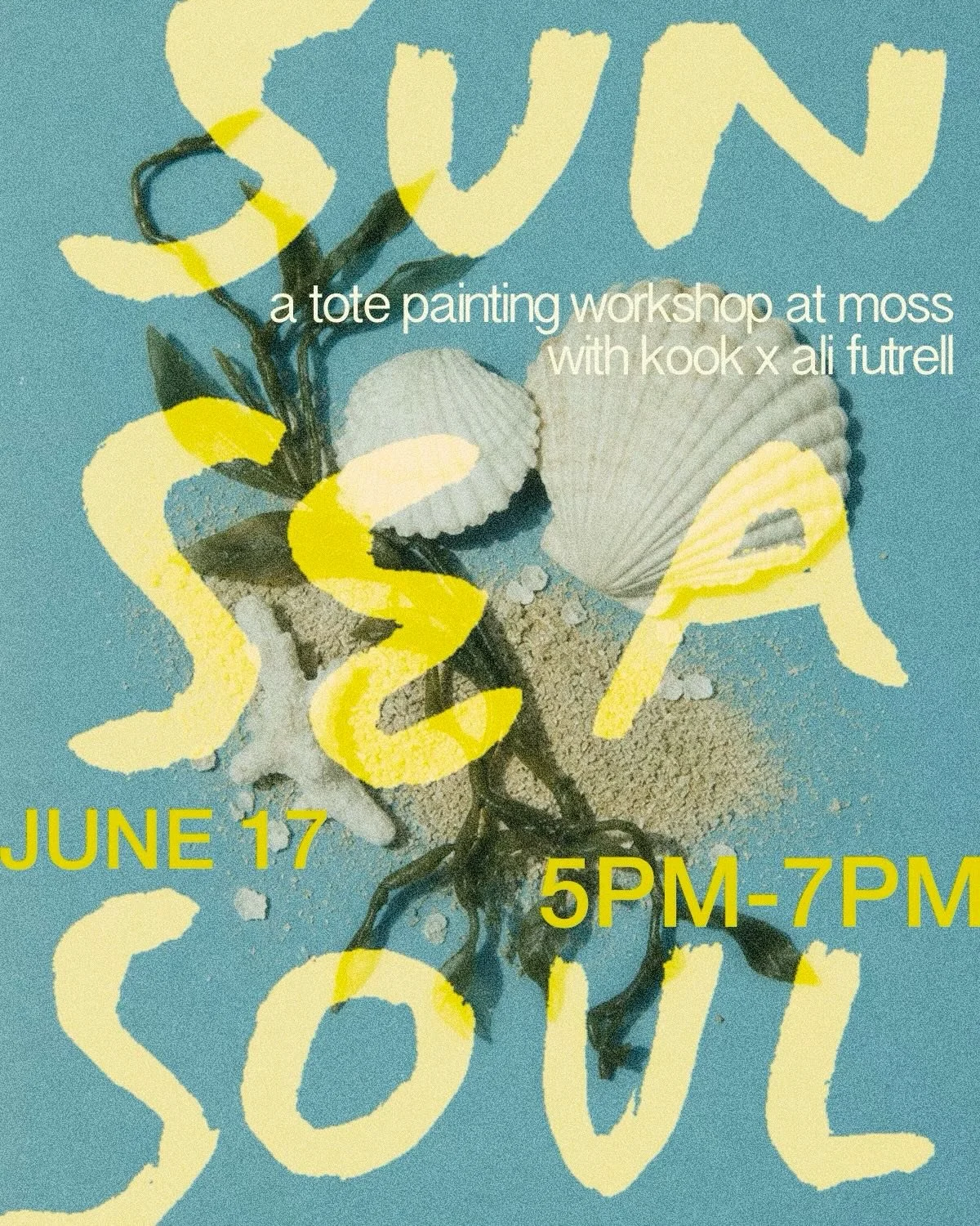 sun, sea, + soul | Join us June 17 from 5-7pm at @mossvenice for a one-of-a-kind creative experience celebrating World Oceans Month 🌊🌎

We&rsquo;ve created an evening that brings art, community, and ocean conservation together in one beautiful spac