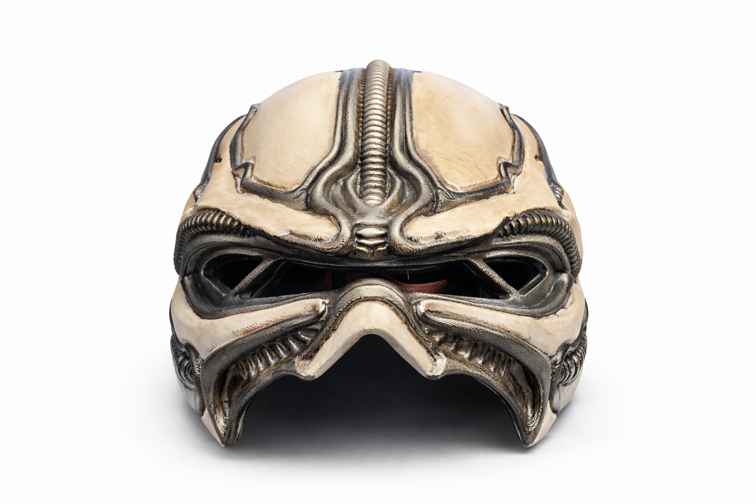 H.R. Giger Inspired Cyclops Tactical Helmet – Wearable Cosplay STL (Digital Download)