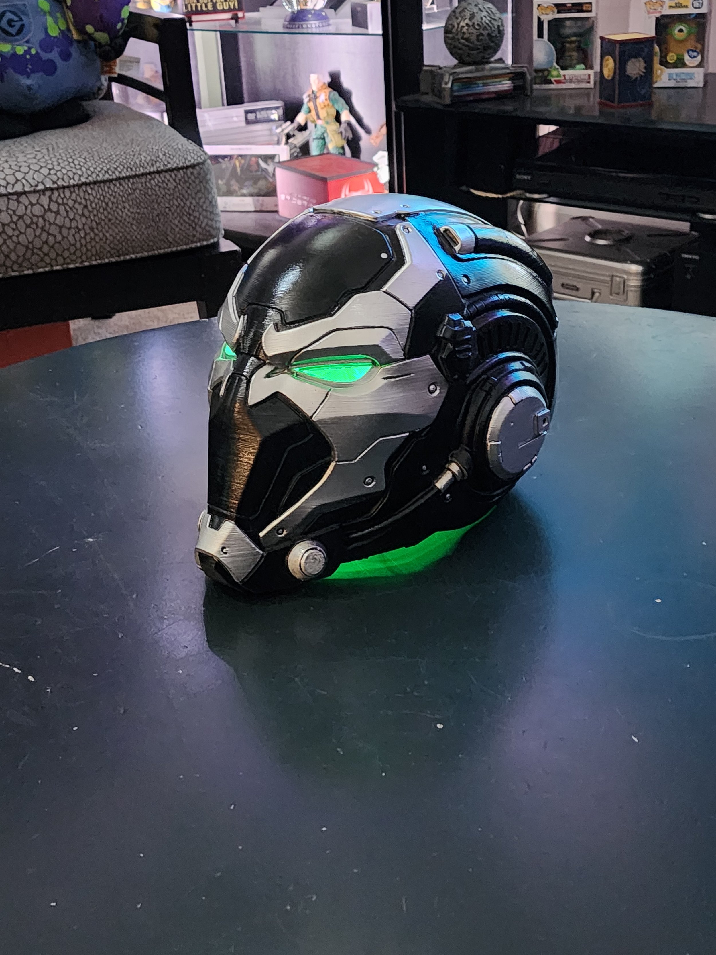 Cyberpunk Spawn Helmet – Wearable Cosplay (Digital Download STL)