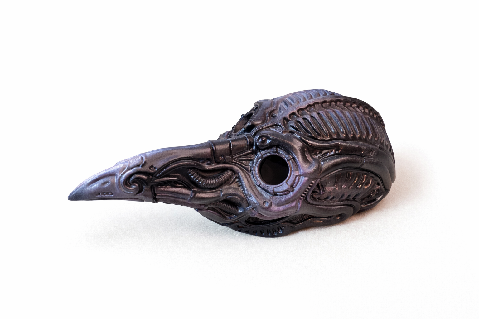 H.R. Giger Inspired Plague Doctor Mask – Wearable Cosplay STL (Digital Download)