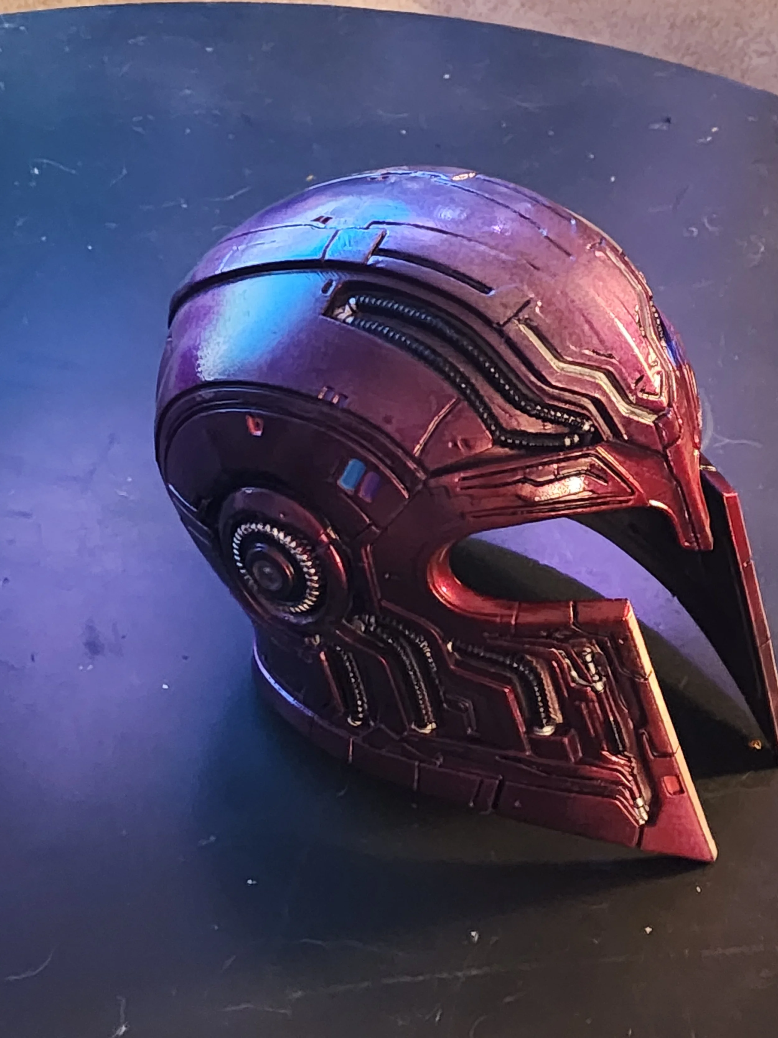 Cyberpunk Magneto Helmet – Wearable Cosplay STL (Digital Download)