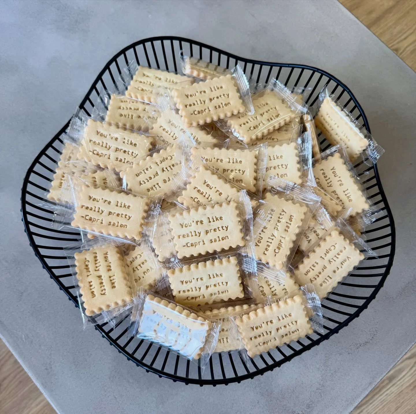 Cute shortbread cookies and even cuter hair&hellip; Capri Salon is calling your name