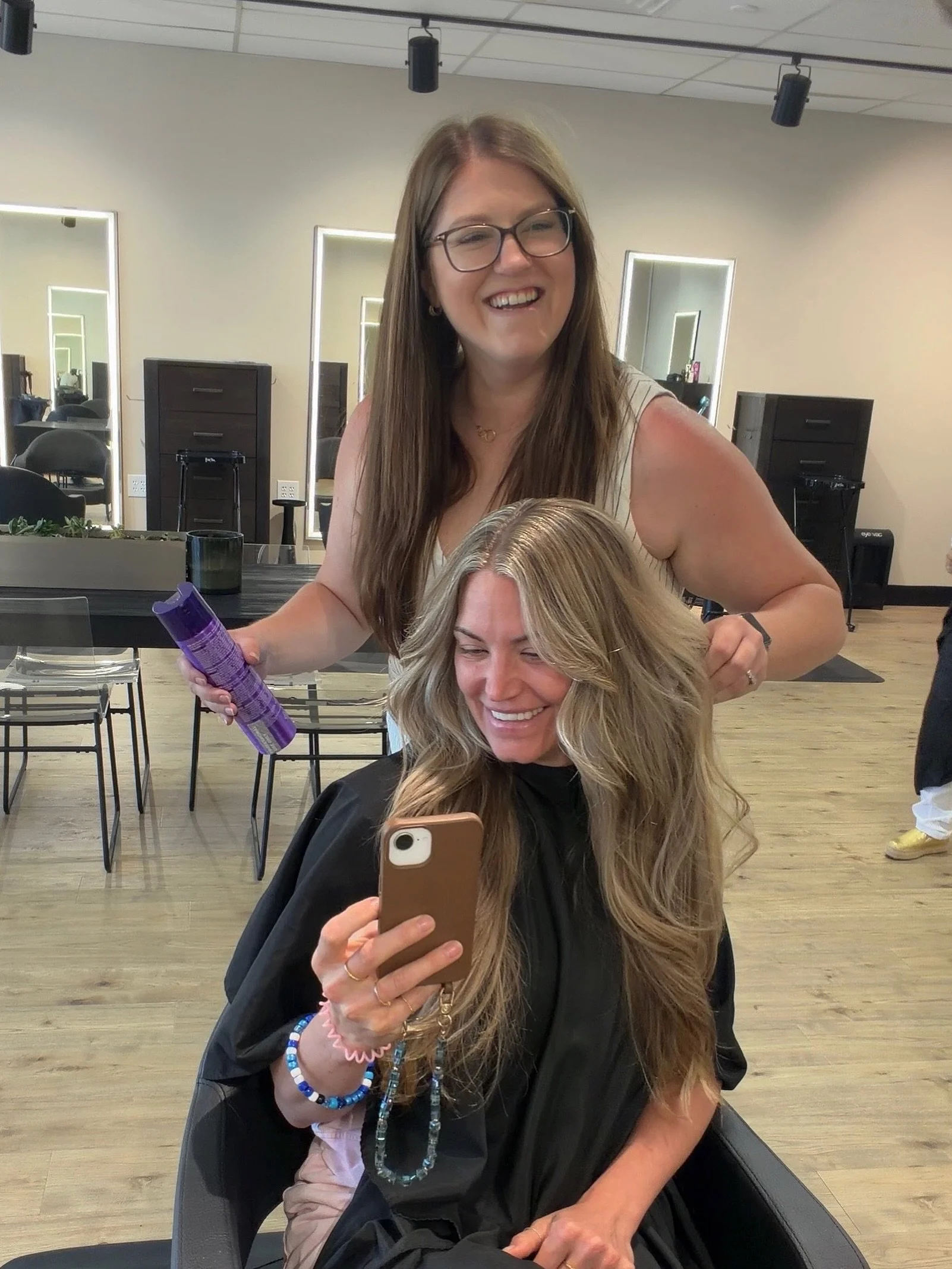 The happiest clients and the best stylists = The dream team!! 

We love our Capri girls SO much!! We take so much pride in the fact that our team has so many amazing women with such amazing personalities &amp; talent! (We also maybe biased but we thi