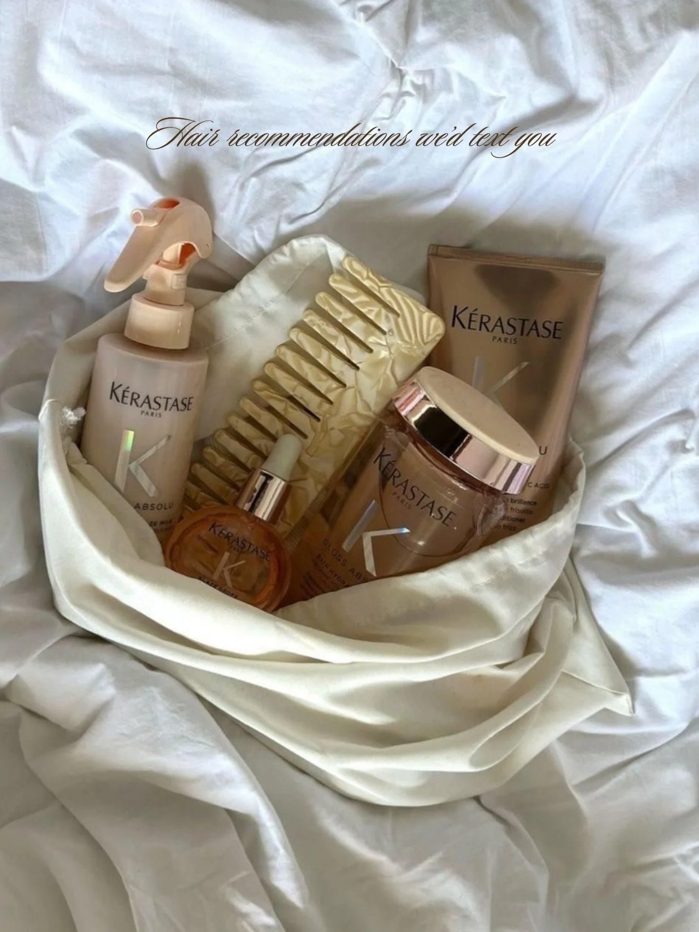 The products we&rsquo;ve recently been obsessed over 🤍

@kerastase_official (I think we are your biggest fan)