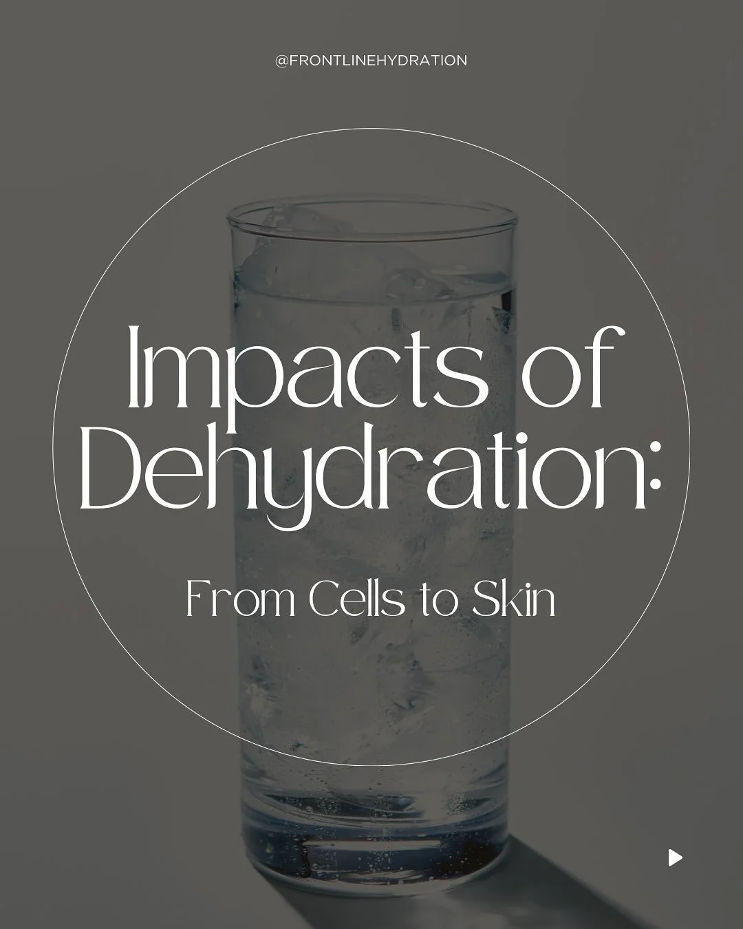Don&rsquo;t just drink water &mdash; experience full hydration💧

&bull; Dehydration can block your body from fully absorbing nutrients &mdash; even with a healthy diet.
&bull; IV hydration delivers fluids, electrolytes, and vitamins directly into yo