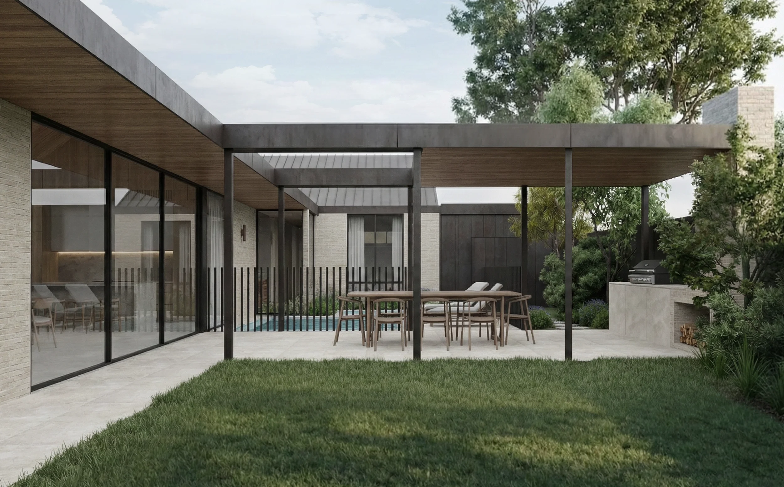 Heritage extension outdoor gathering Architektura