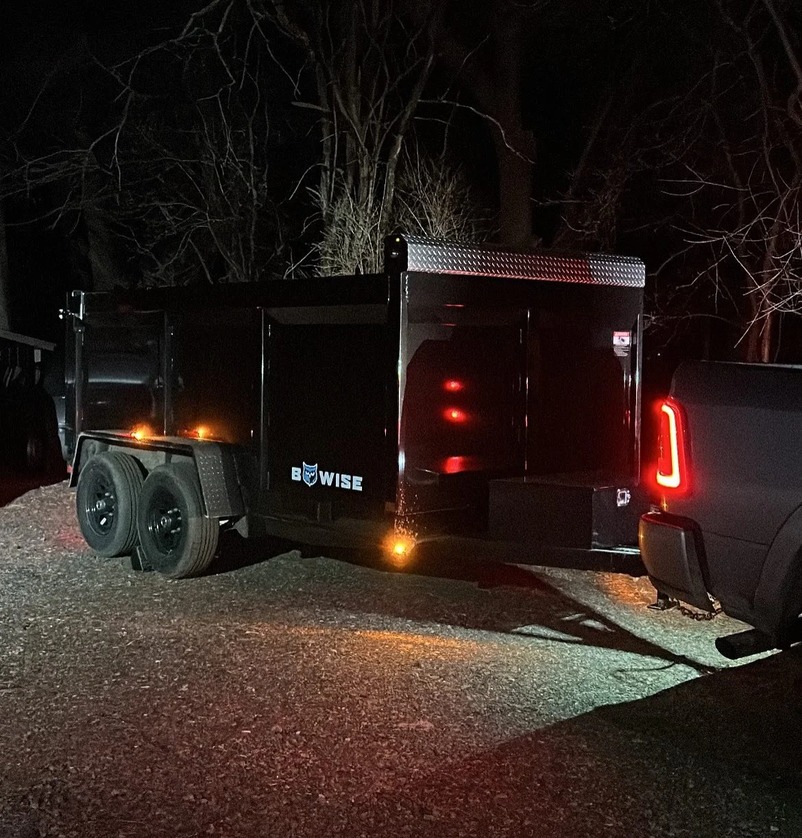 Now offering Dump trailer (12 yards) drop off and pick up services