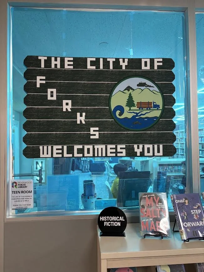 Twilight Display, Teen Room, Ridgewood Public Library, Fall 2025