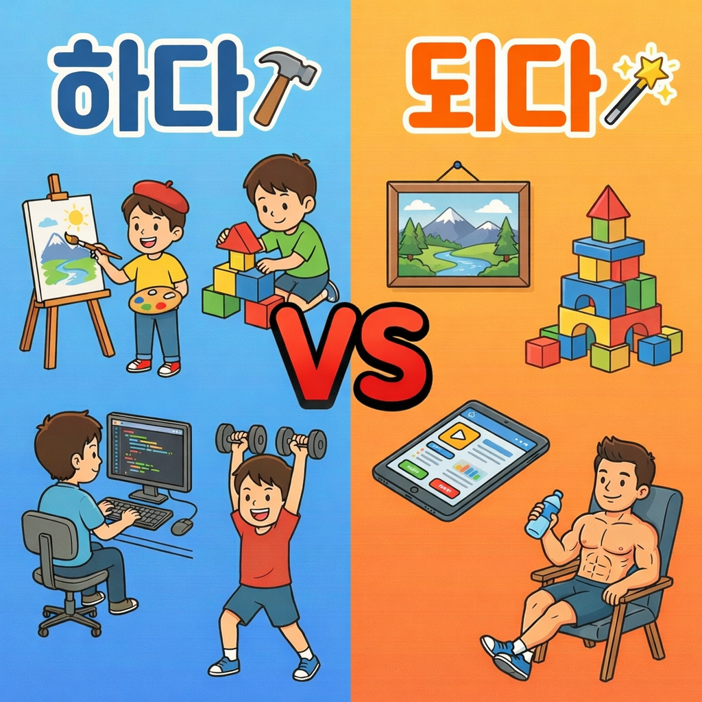 하다 vs 되다
