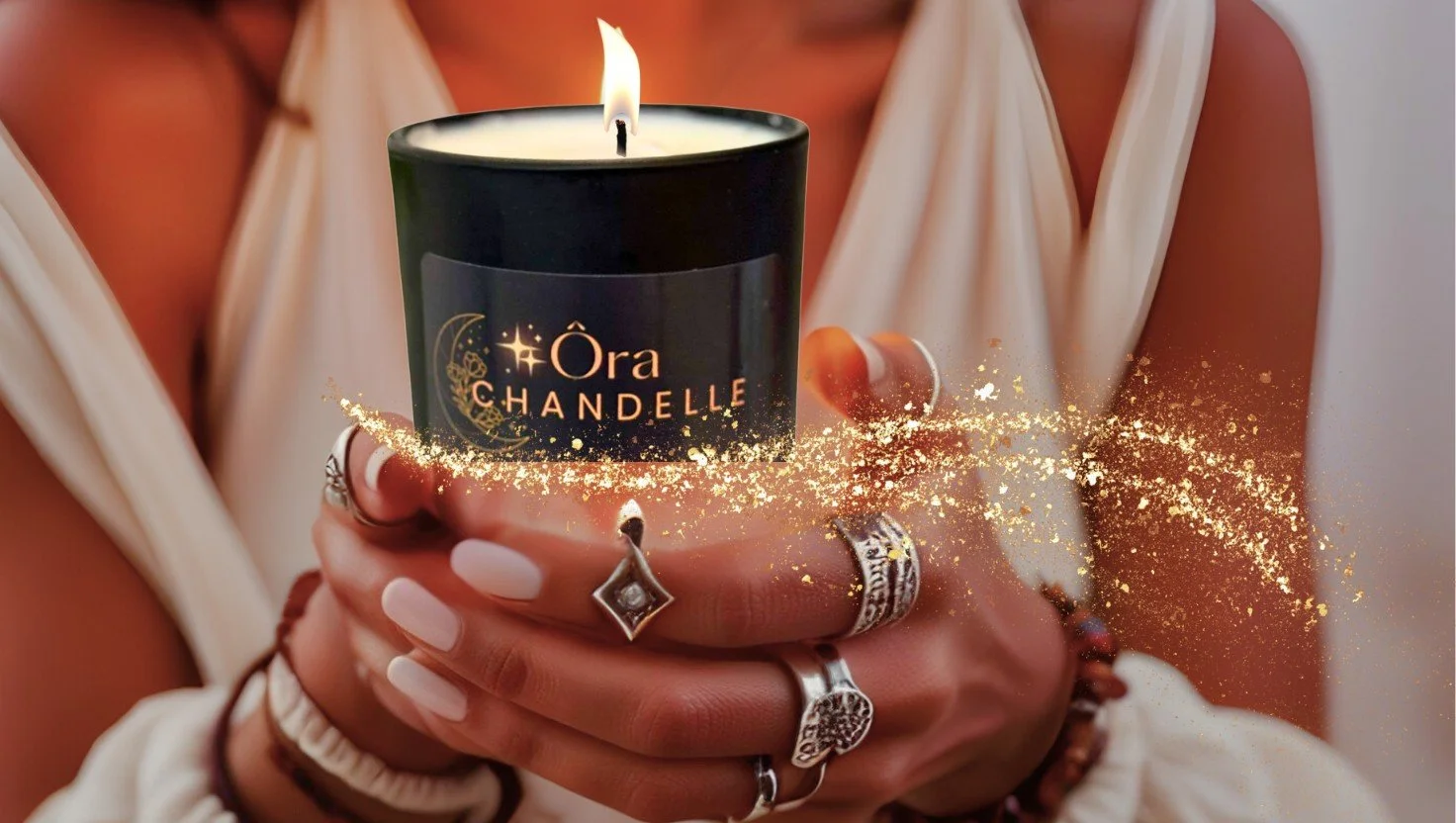 Les chandelles message de lumière- Ôra Signature.