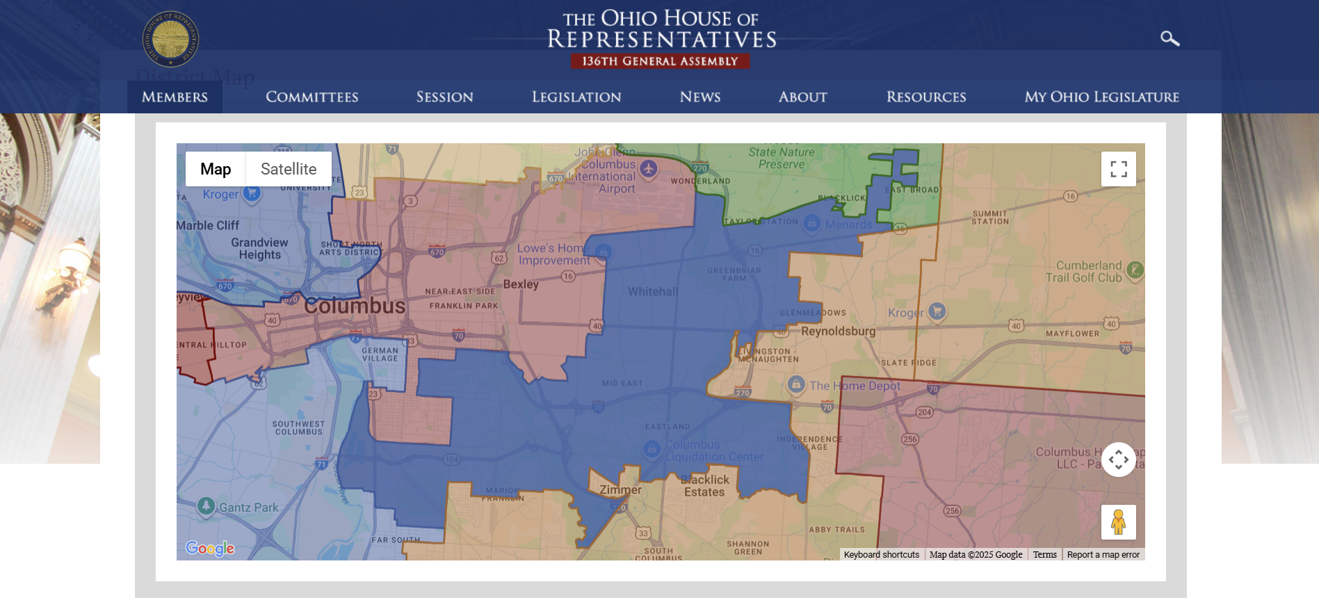 Ohio House of Representatives, House District 2, in Dark Blue