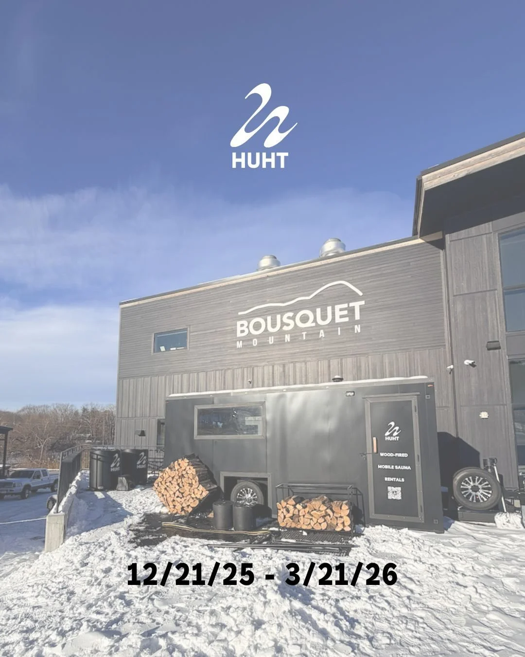 Introducing the Sauna Village at Bousquet Mountain. ❄️🔥🎿

Whether you&rsquo;re looking for an apr&egrave;s-ski sauna or coming just for the heat, we&rsquo;ll be here all winter long &mdash; thanks to our partnership with Bousquet.

Bousquet has alw