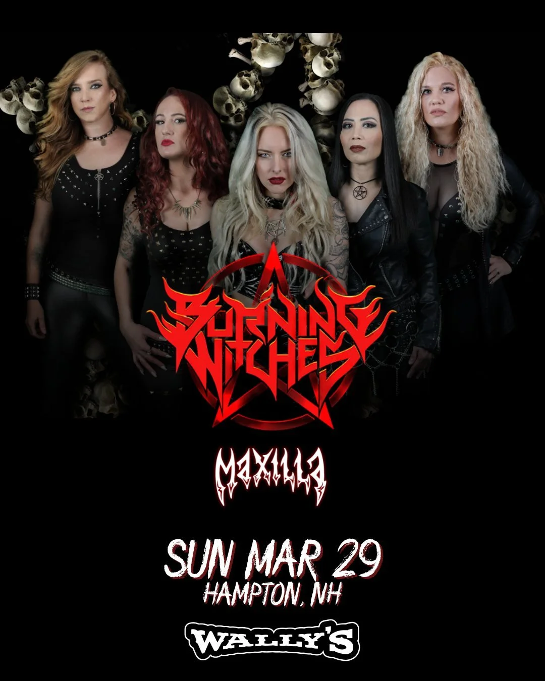 Hampton Beach, NH (supporting Burning Witches)