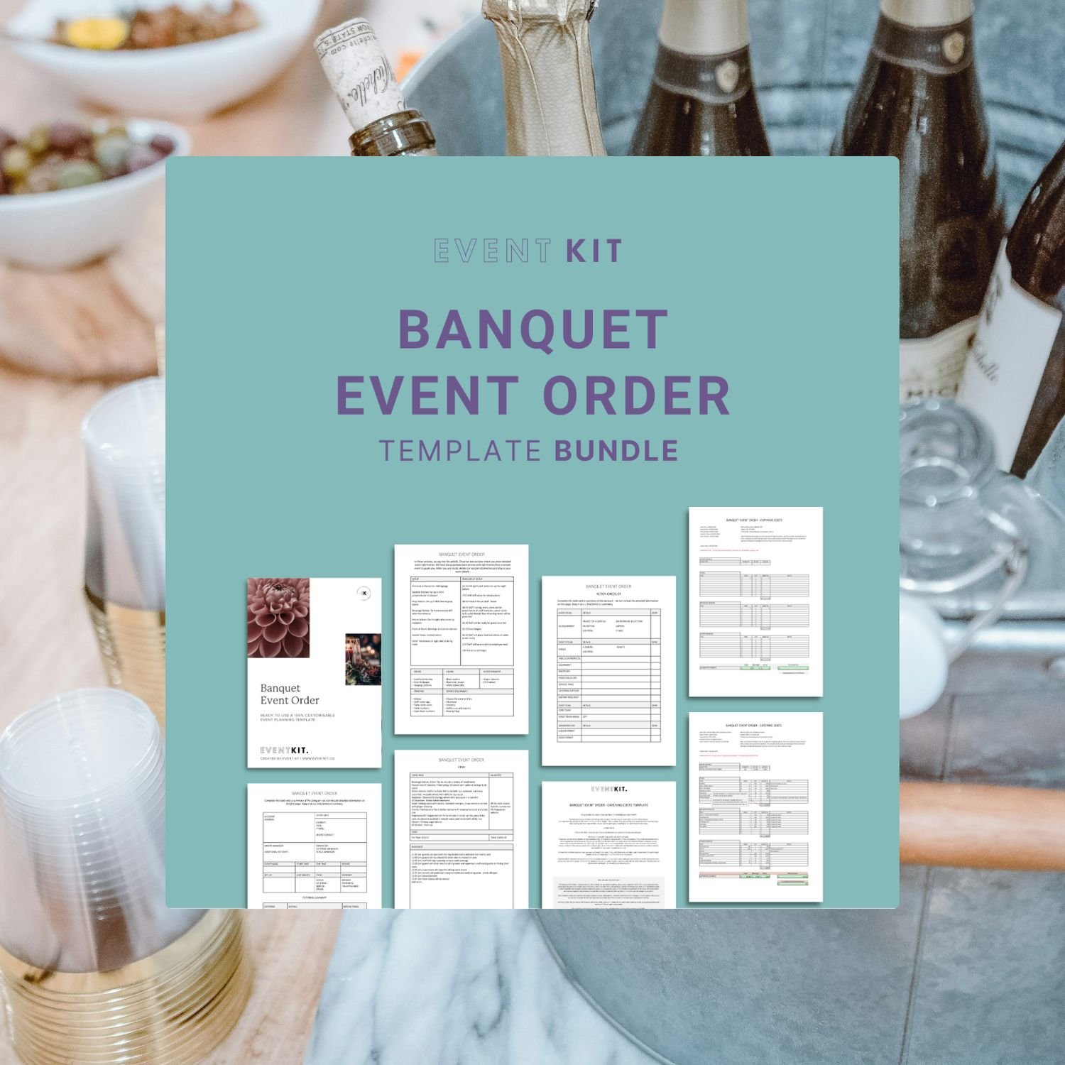 Banquet Event Order Template Bundle