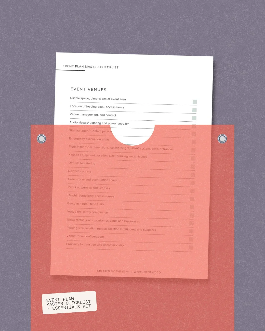 If you&rsquo;ve ever had that &ldquo;I&rsquo;m sure I&rsquo;ve forgotten something&hellip;&rdquo; feeling when planning an event &mdash; this is for you.

Because the truth is, even experienced planners miss details when things are moving fast.

And 