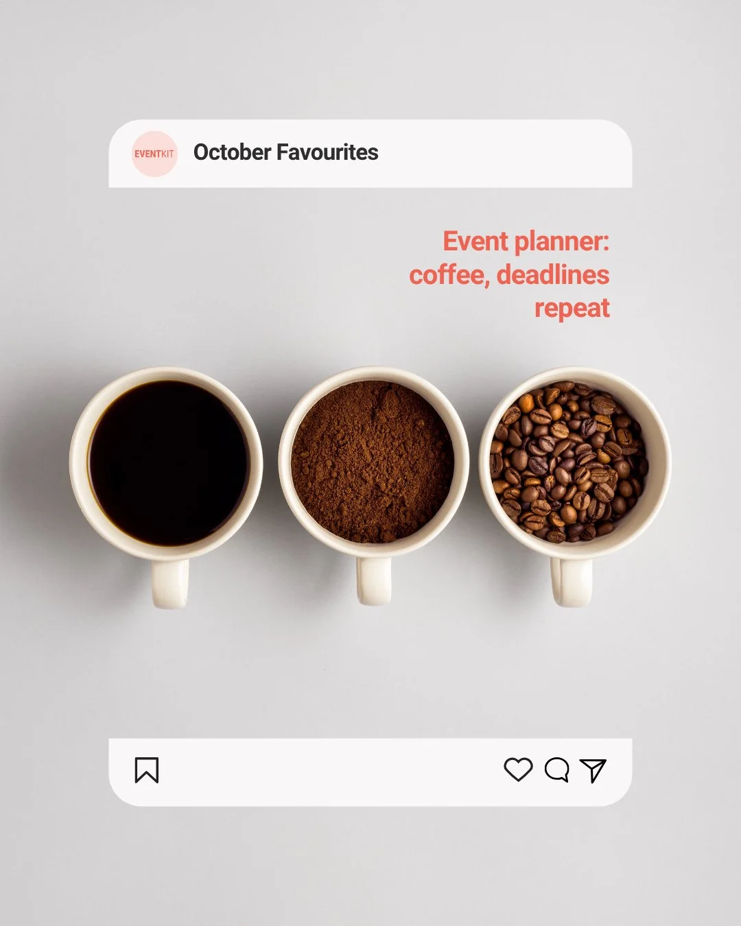 If event planning had a fuel source, it&rsquo;d be coffee &mdash; no question.

There&rsquo;s always another deadline, another run sheet, another client call waiting right after that next sip.

And somehow, we keep showing up for it &mdash; fuelled b