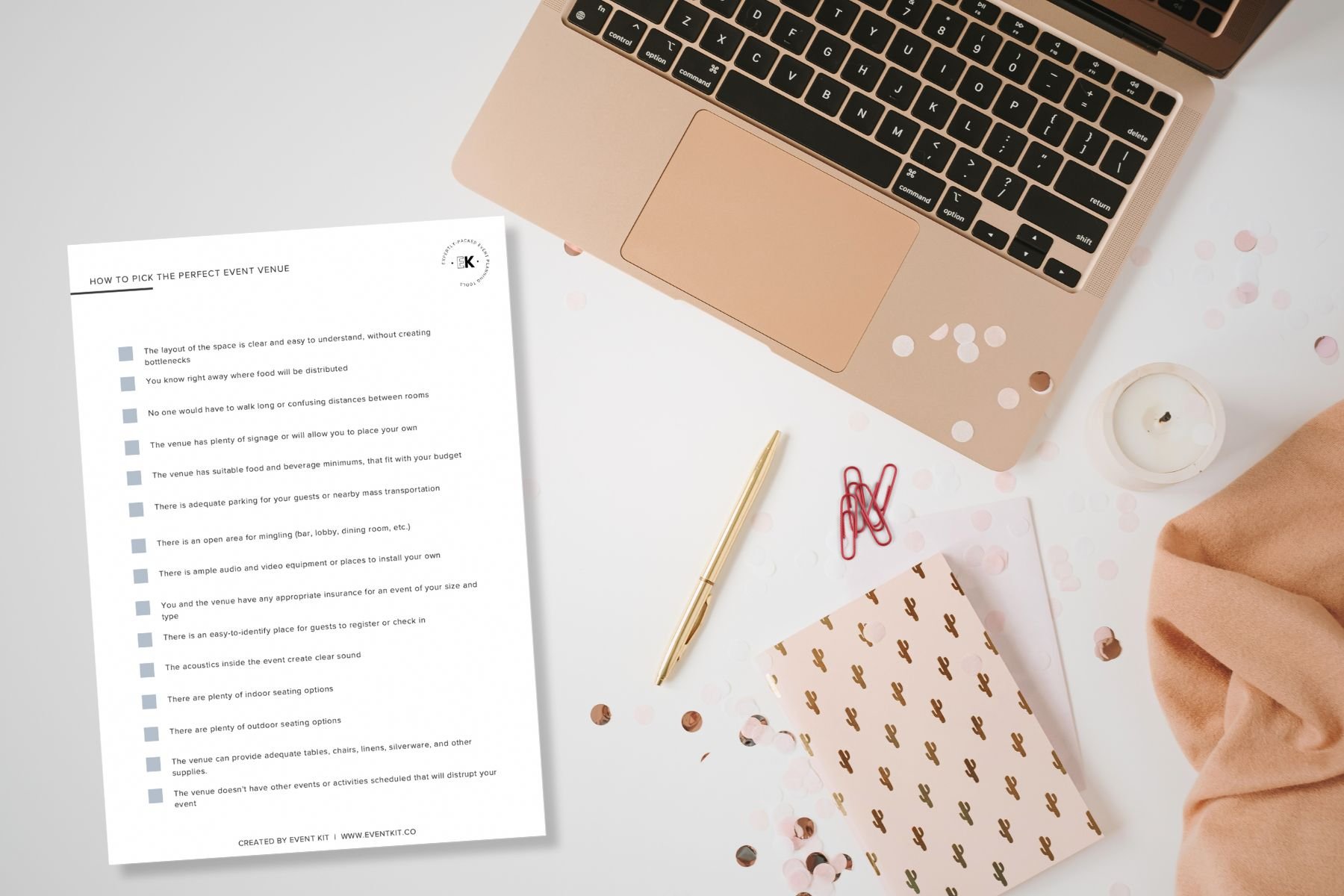 Event Venue Selection Template Bundle