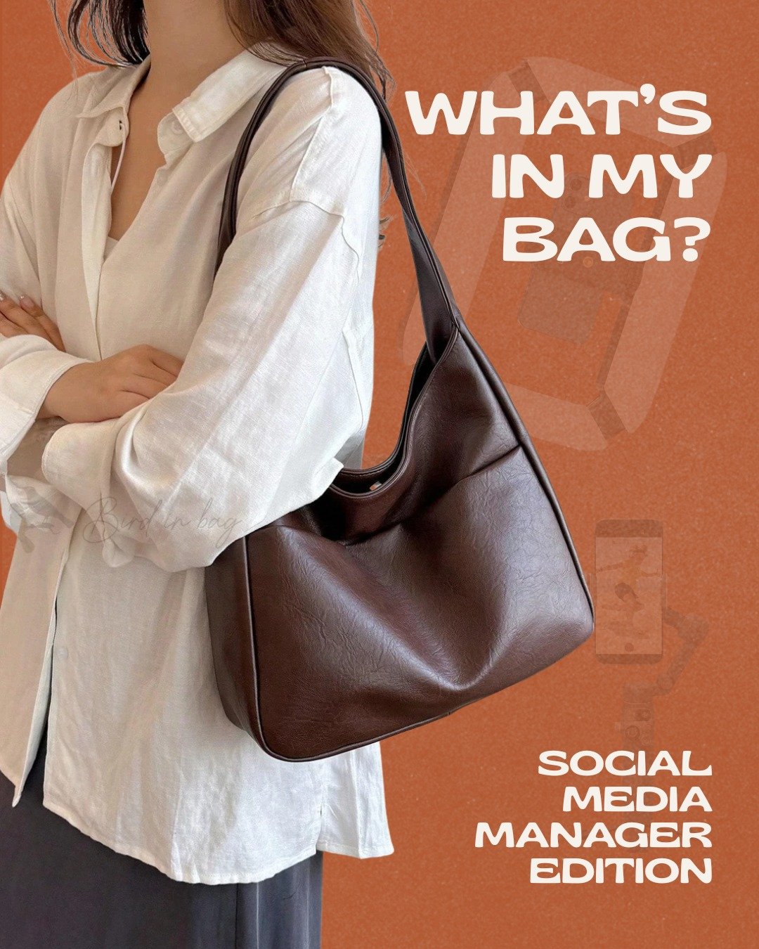My necessities as a social media manager!

#whatsinmybag #socialmediamanager #socialmediamarketing