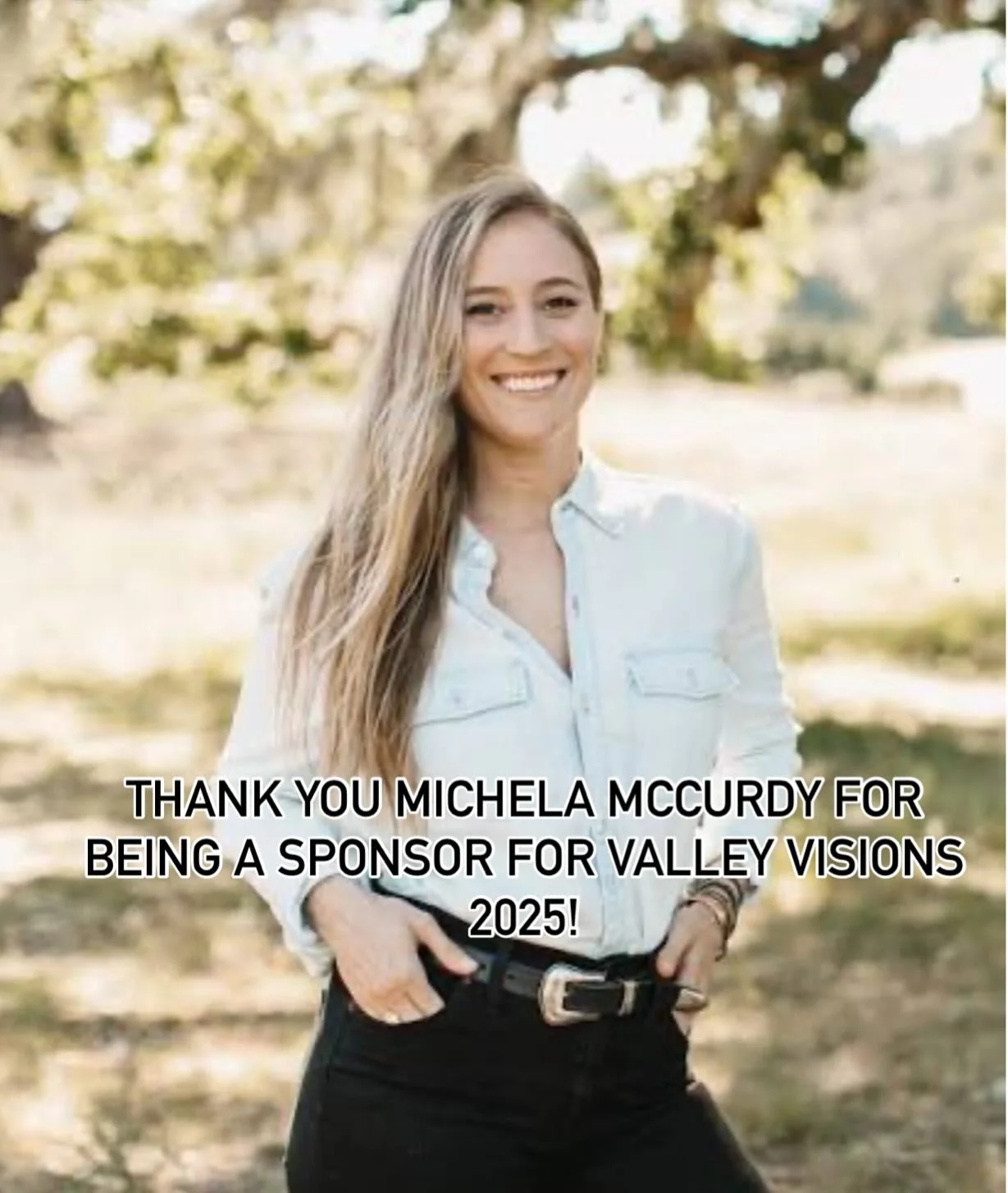 Shout out to Michela McCurdy for being a sponsor for Valley Visions 2025! We appreciate your support and if you are looking to buy or sell a home please reach out to  Michela at michelamccurdy.com