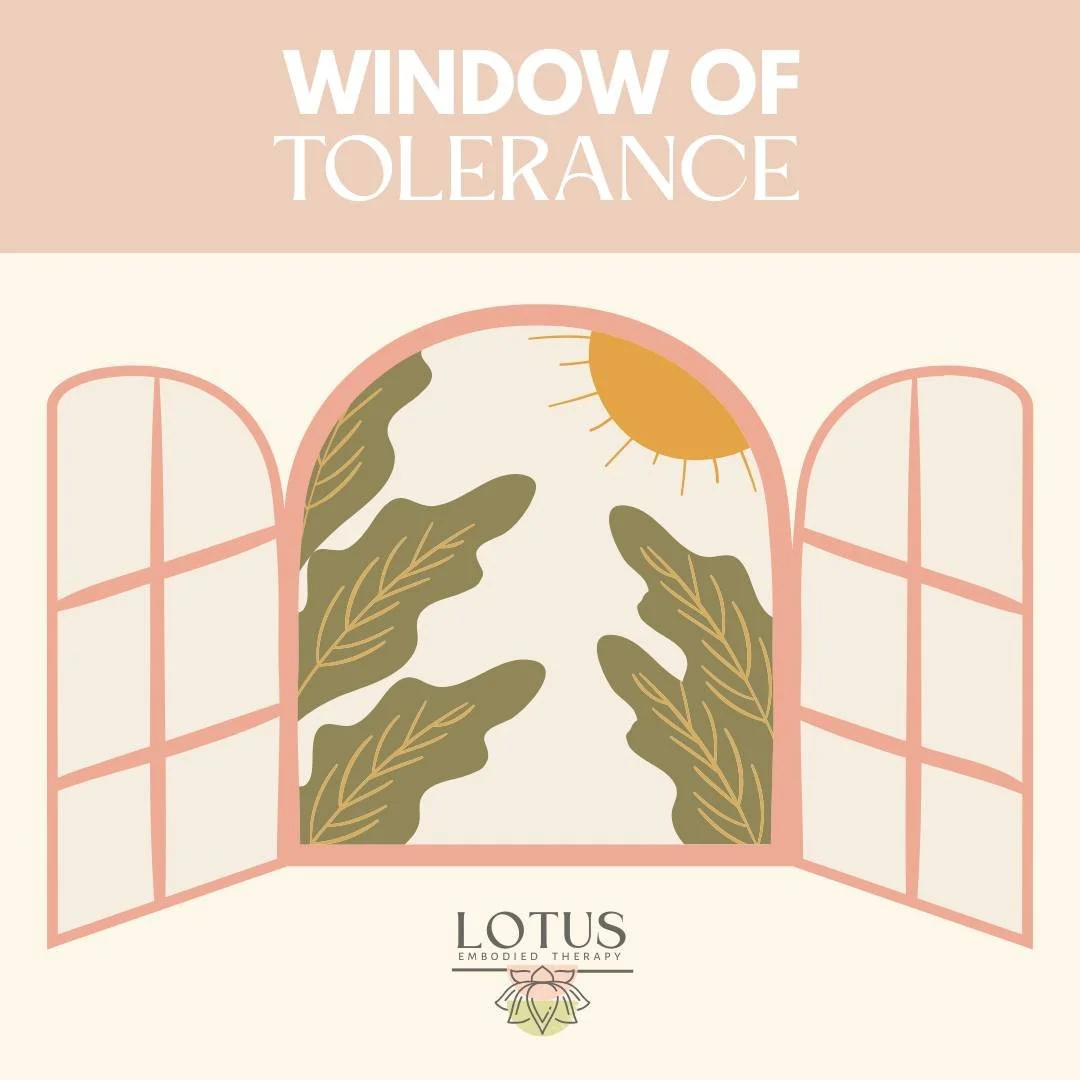You might&rsquo;ve heard the phrase &ldquo;Window of Tolerance&rdquo; , but what does it actually look like in real life? Your window of tolerance is the zone where your nervous system feels regulated enough for you to function, think, feel, and conn