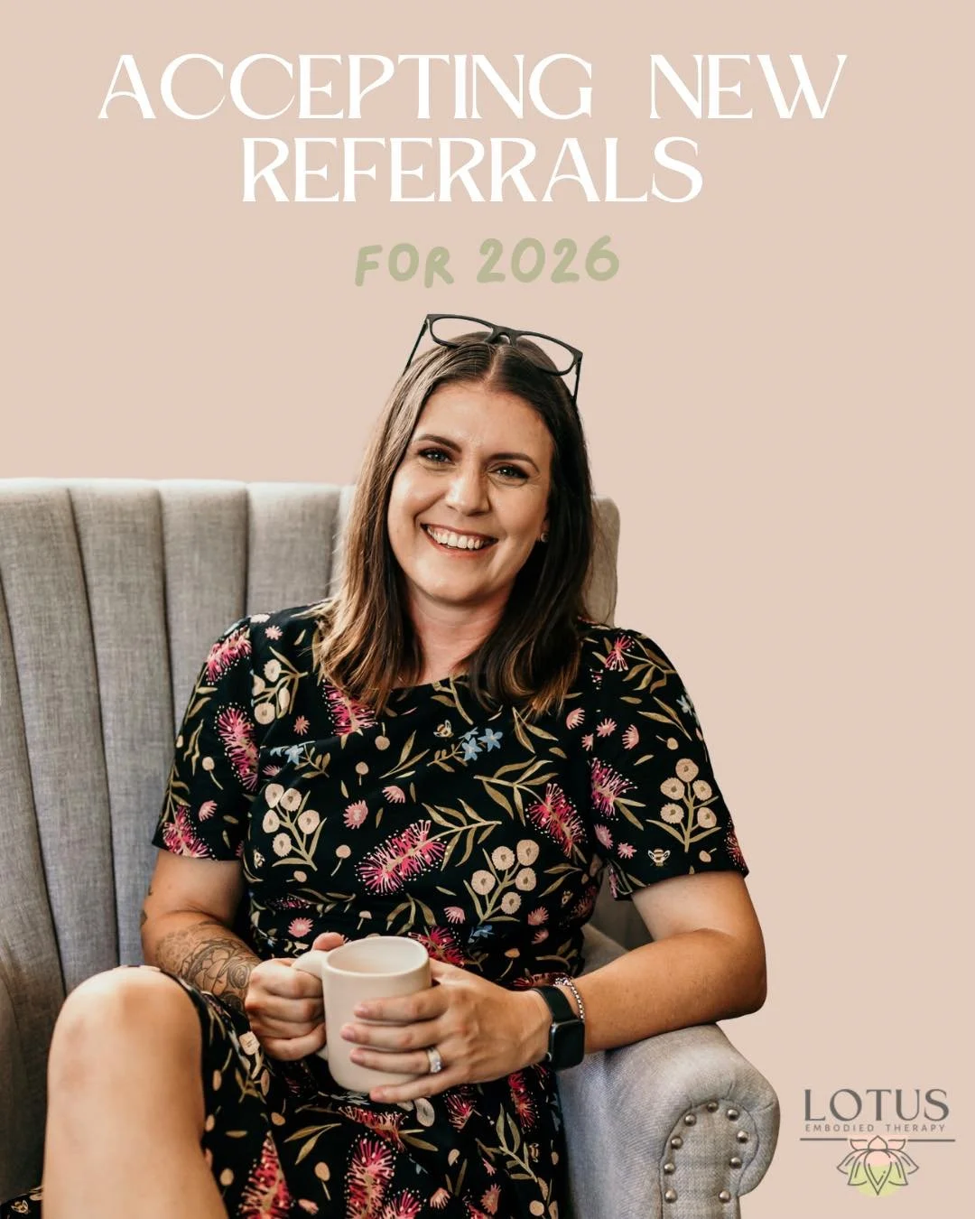 We are so excited to announce that Stacey is now accepting new referrals for 2026.

A rare opportunity to join her calendar, as spaces are limited each year and fill quickly.

If you&rsquo;d like to begin therapy with Stacey in 2026, now is the perfe